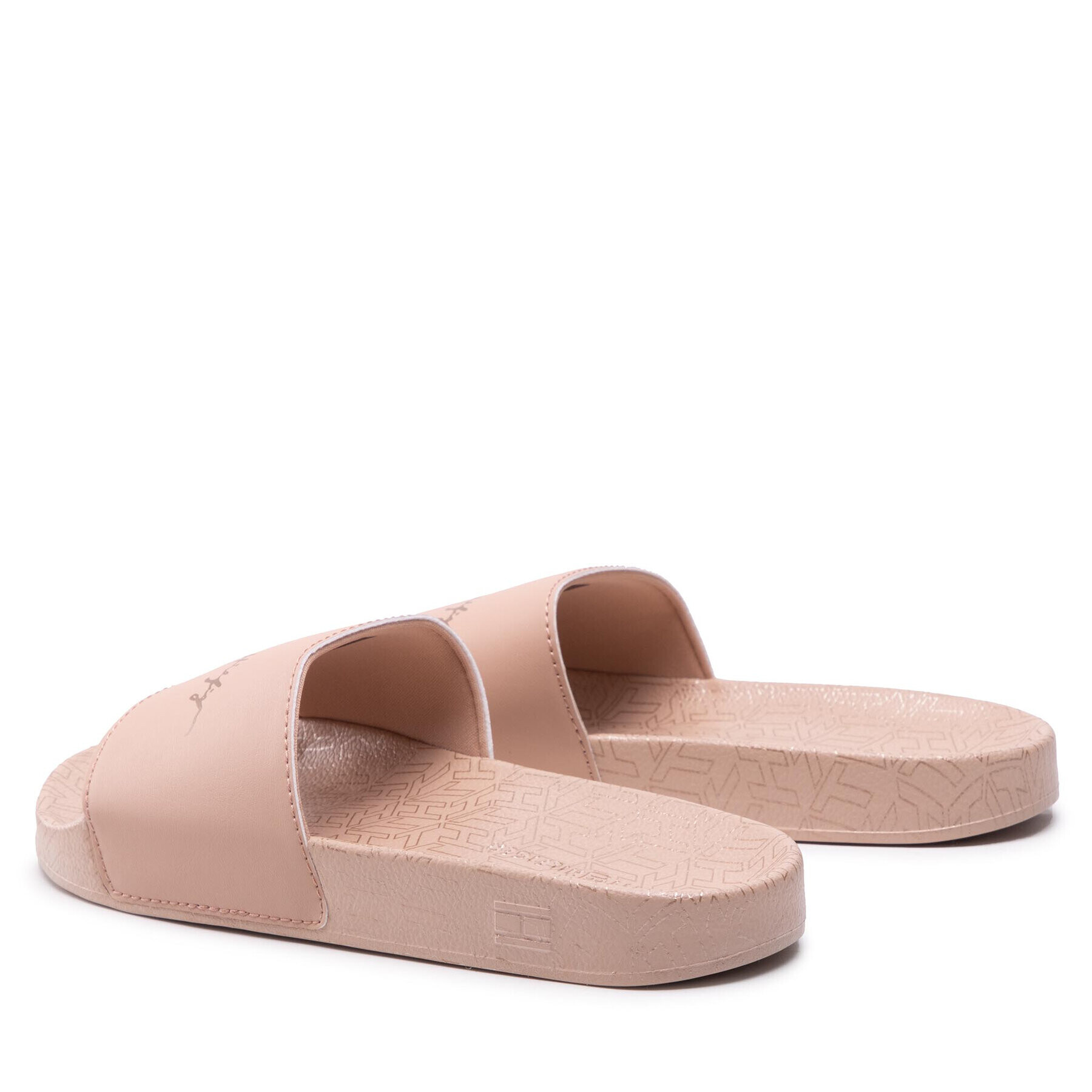 Tommy Hilfiger Чехли Tommy Metallic Pool Slide FW0FW06312 Бежов - Pepit.bg