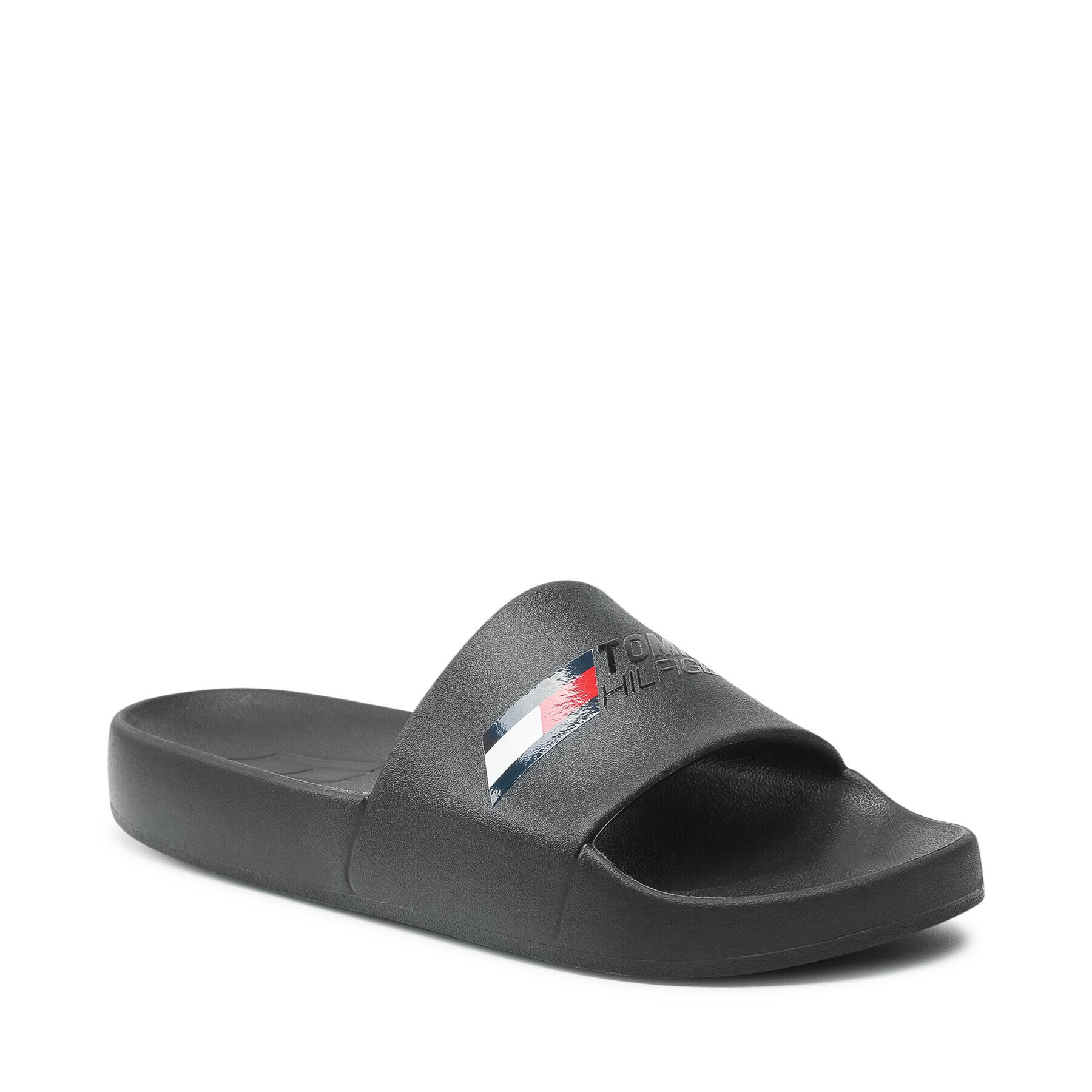 Tommy Hilfiger Чехли Ts Pool Slide 3 Women FC0FC00015 Черен - Pepit.bg