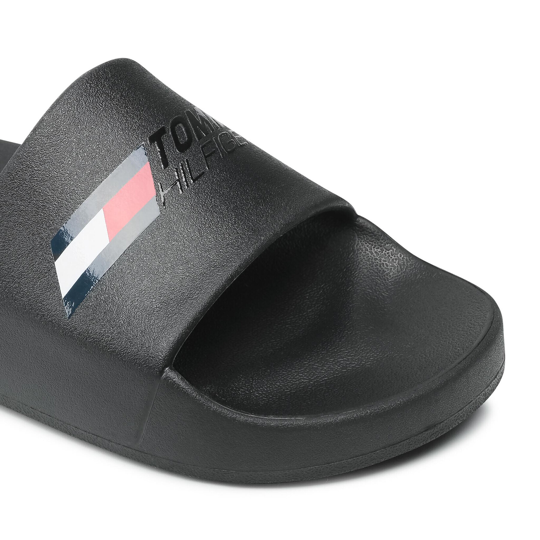 Tommy Hilfiger Чехли Ts Pool Slide 3 Women FC0FC00015 Черен - Pepit.bg