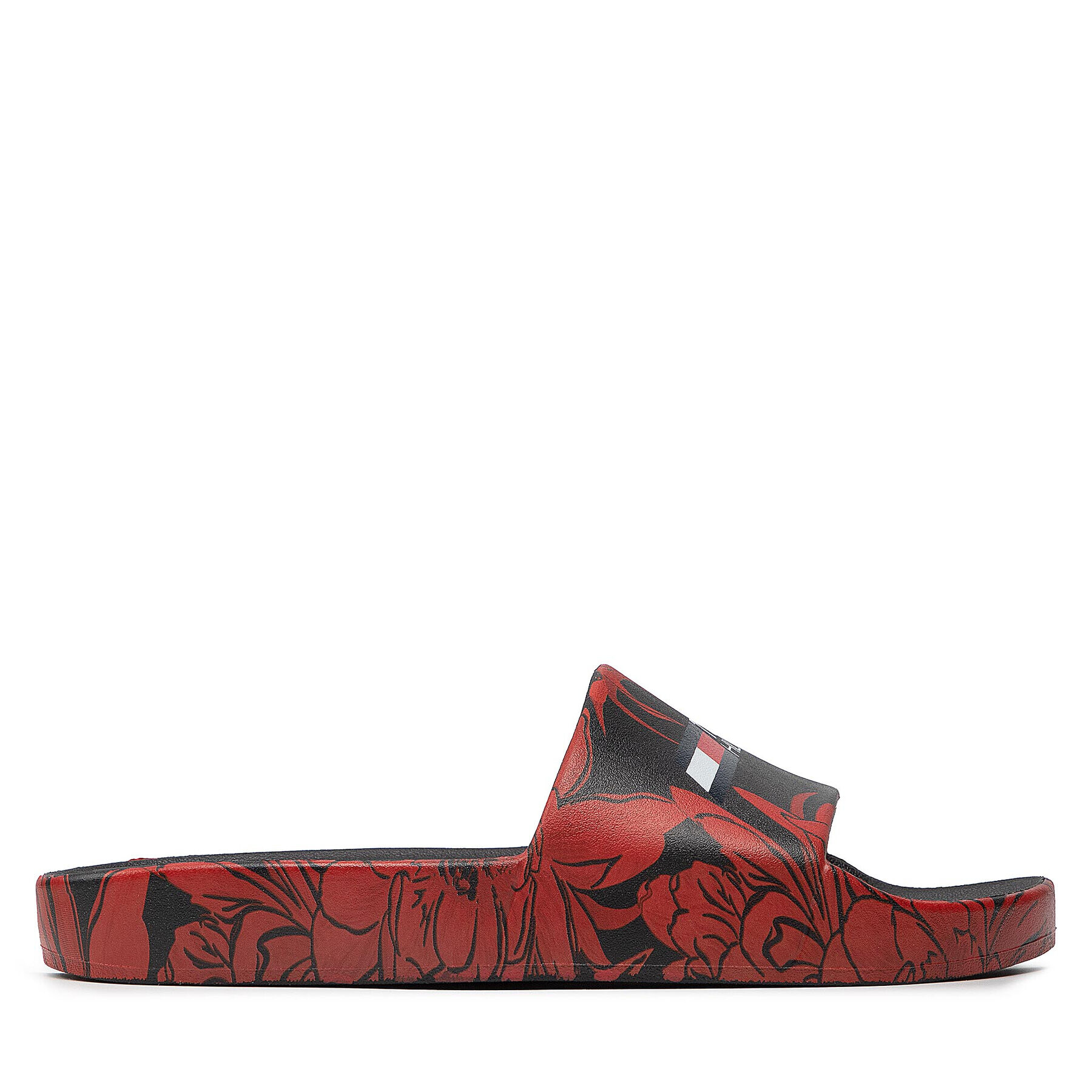 Tommy Hilfiger Чехли Ts Poolslide Floral FC0FC00050 Черен - Pepit.bg