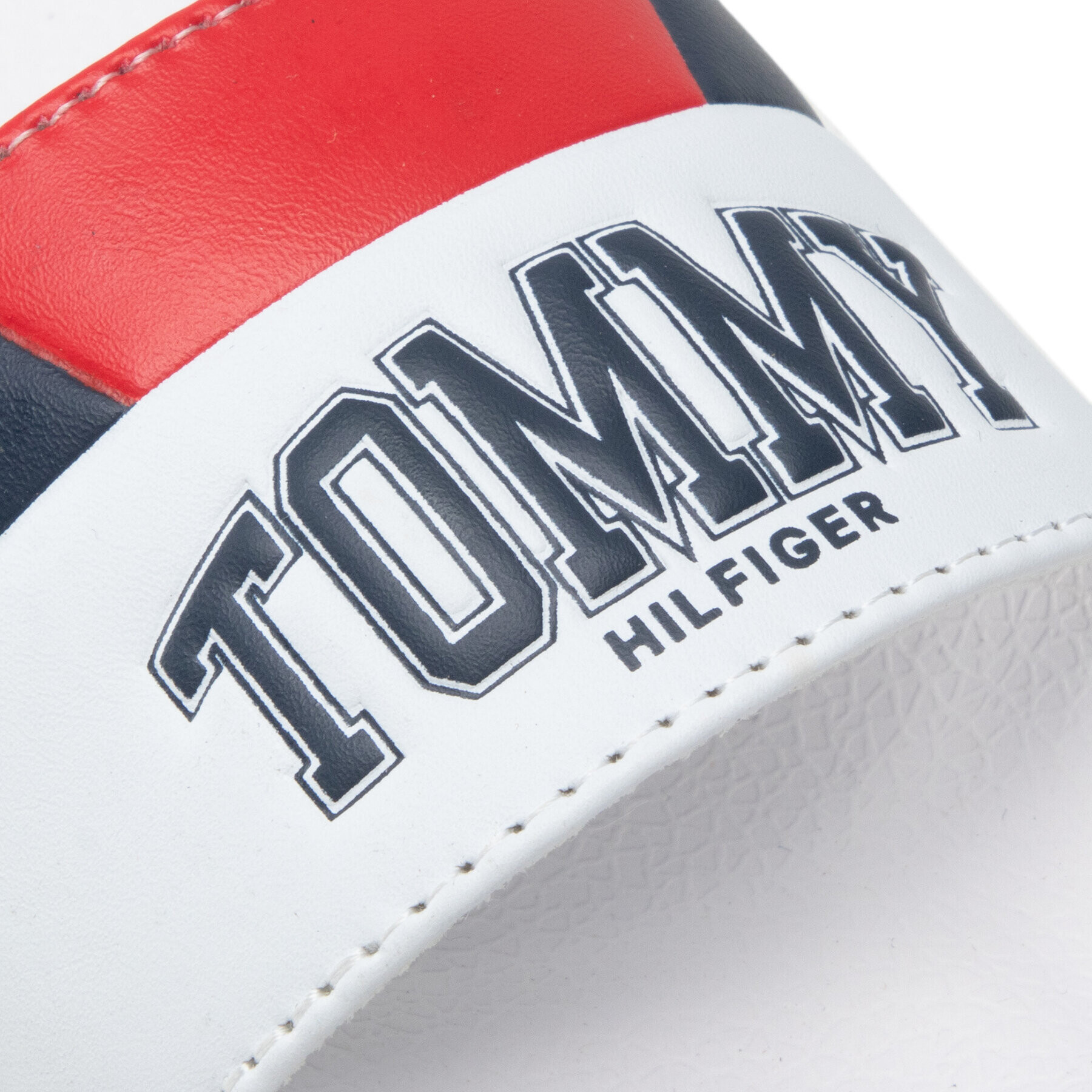 Tommy Hilfiger Чехли Varsity Print Pool Slide T3B0-32274-1172 M Бял - Pepit.bg