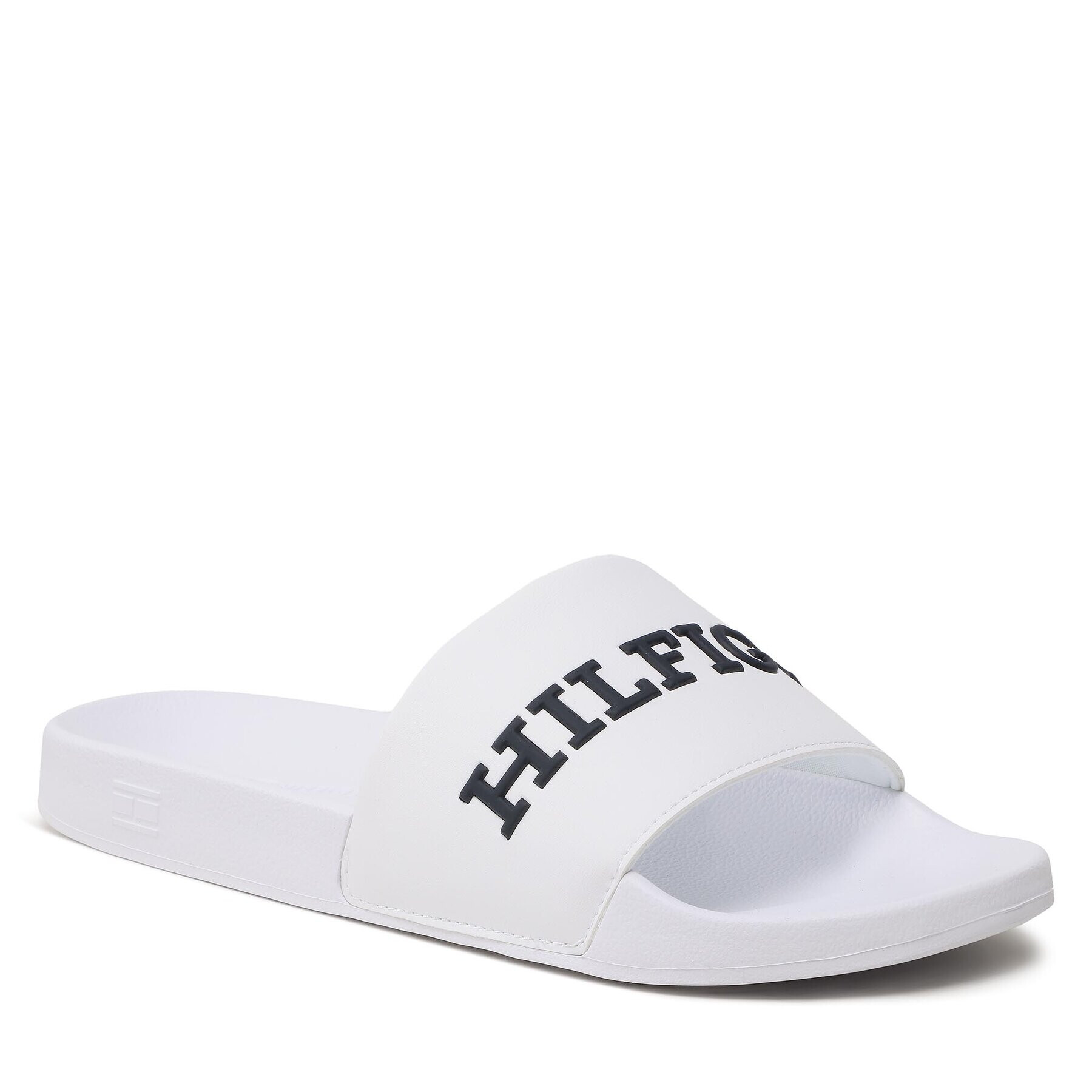 Tommy Hilfiger Чехли 3D Print Hilfiger Pool Slide FM0FM04612 Бял - Pepit.bg