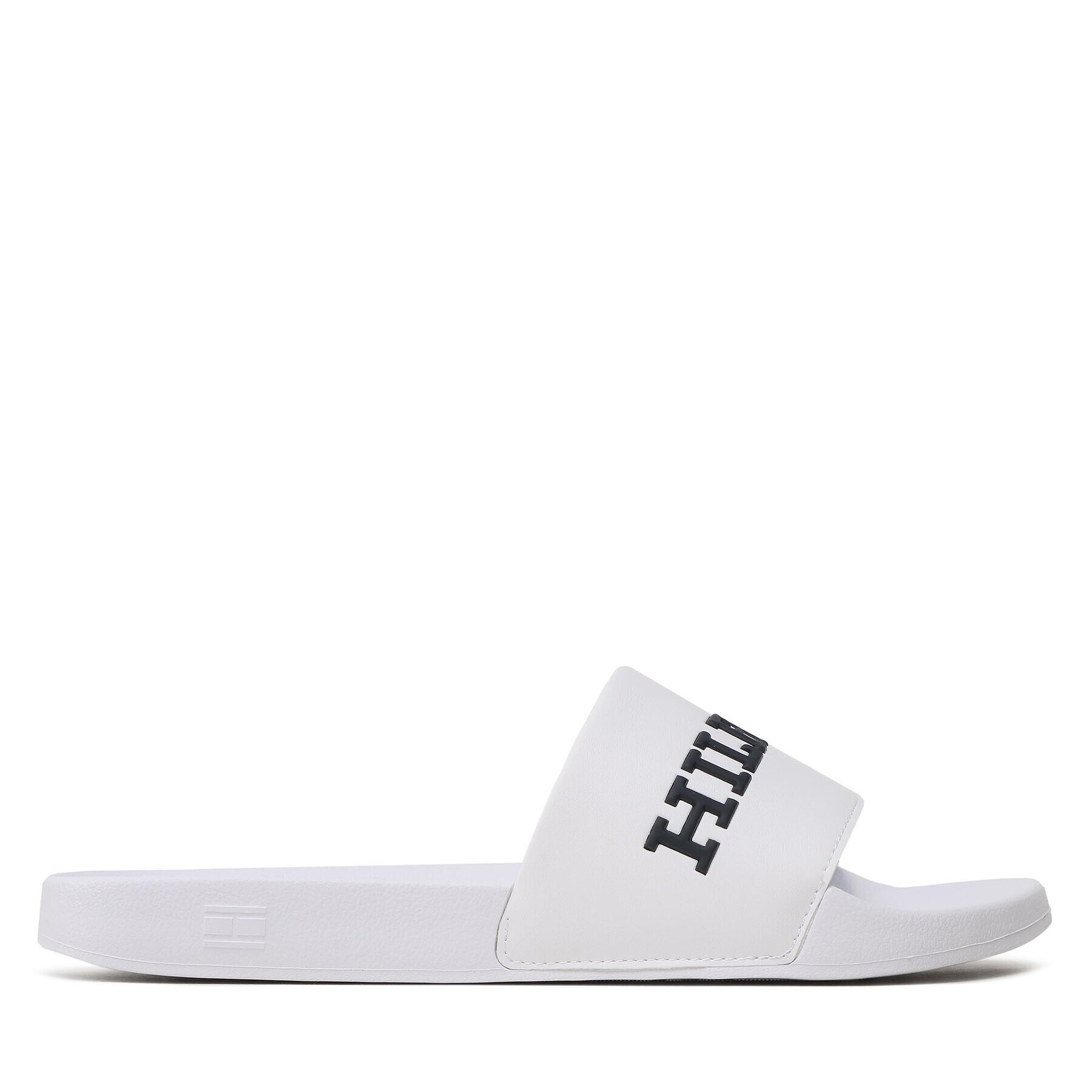 Tommy Hilfiger Чехли 3D Print Hilfiger Pool Slide FM0FM04612 Бял - Pepit.bg