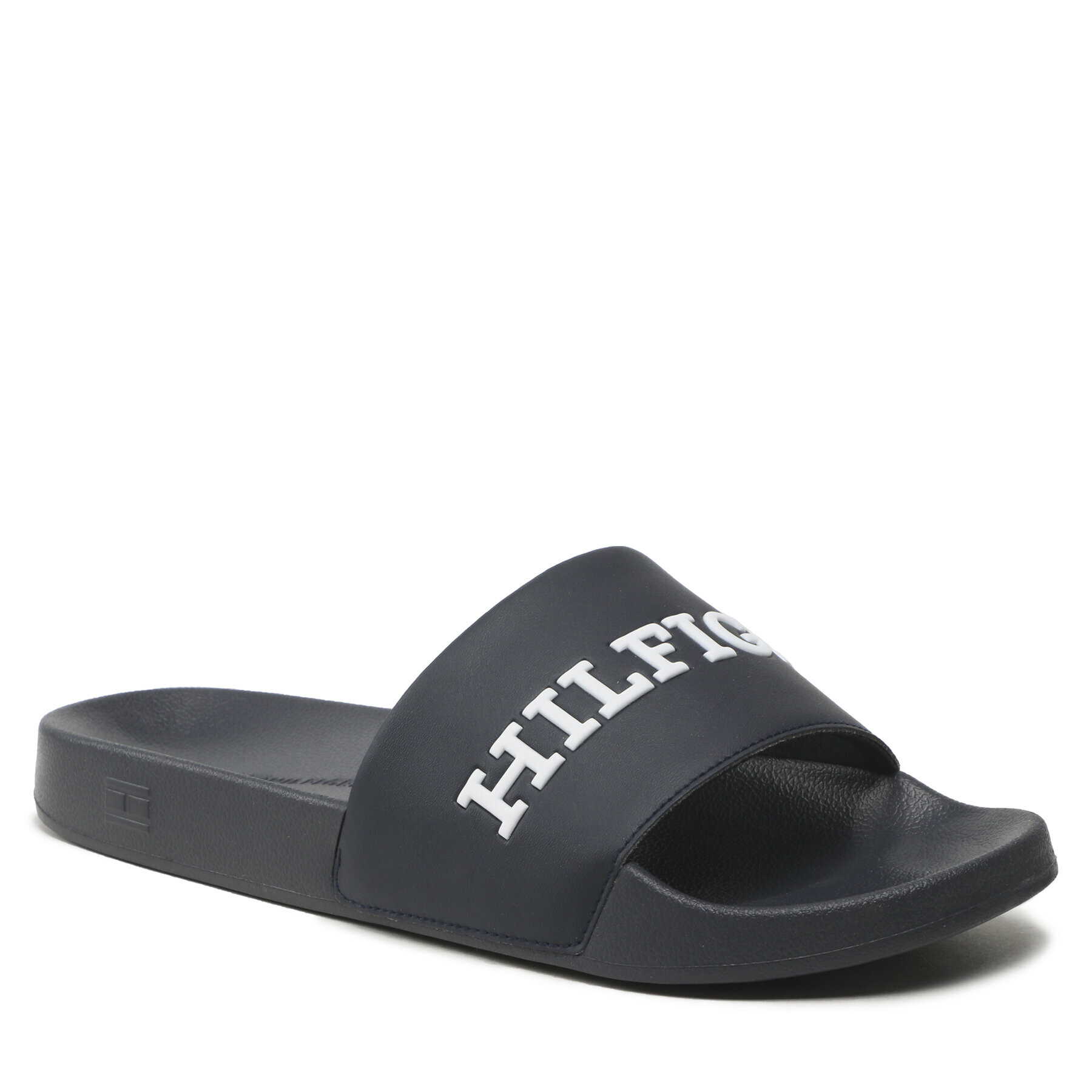 Tommy Hilfiger Чехли 3D Print Hilfiger Pool Slide FM0FM04612 Тъмносин - Pepit.bg