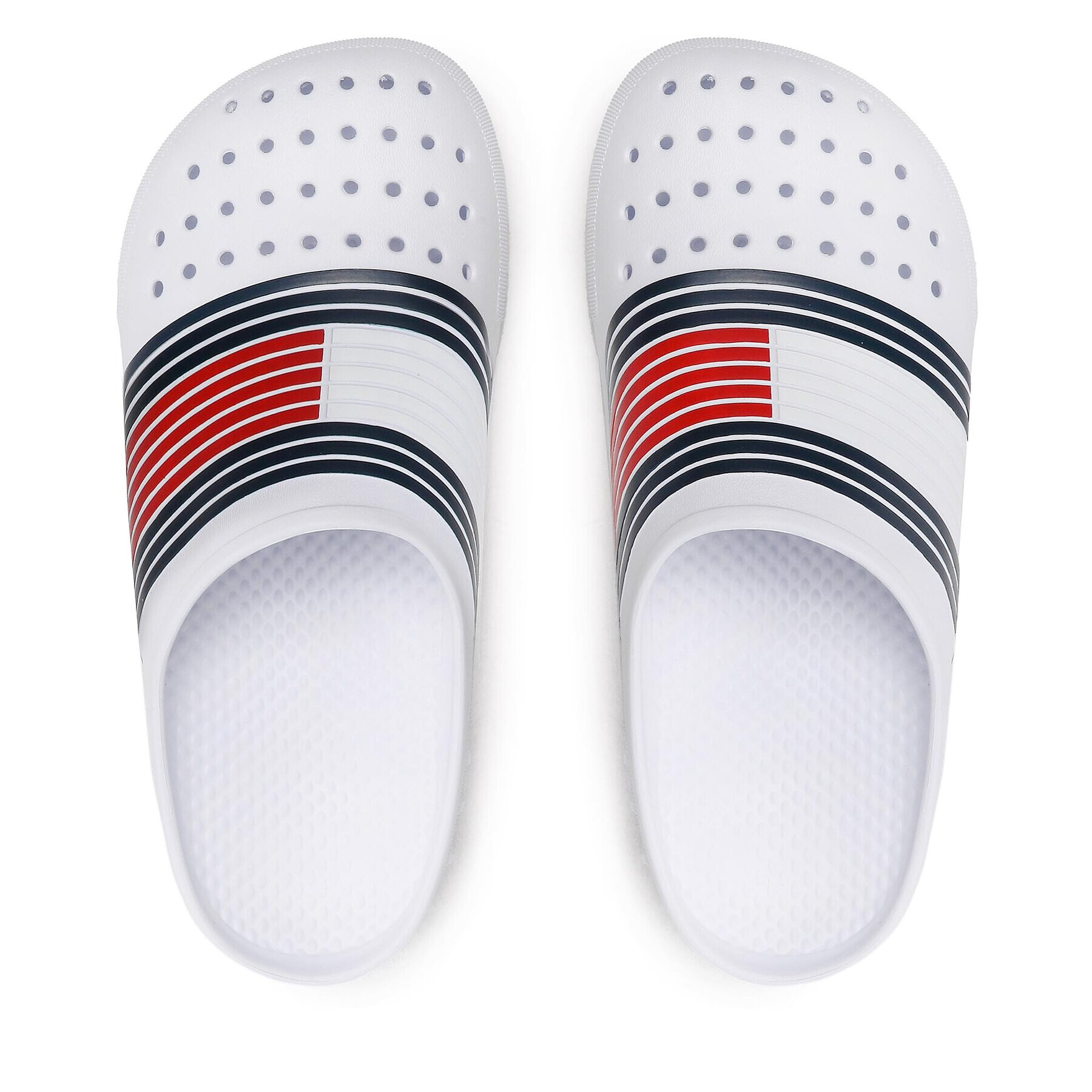 Tommy Hilfiger Чехли Comfortable Eva Hilfiger Mule FM0FM04467 Бял - Pepit.bg