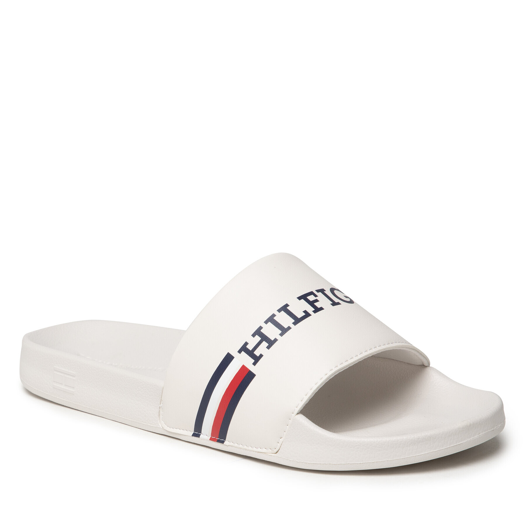 Tommy Hilfiger Чехли Corporate Flag Pool Slide FM0FM04613 Бял - Pepit.bg