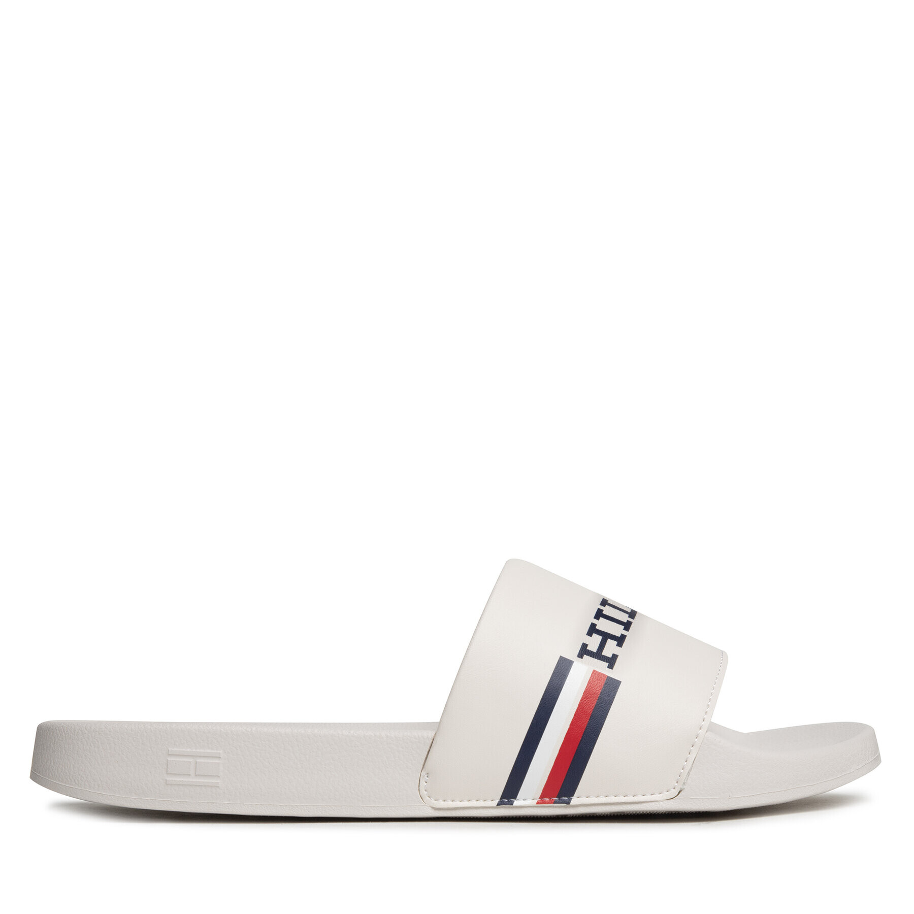 Tommy Hilfiger Чехли Corporate Flag Pool Slide FM0FM04613 Бял - Pepit.bg