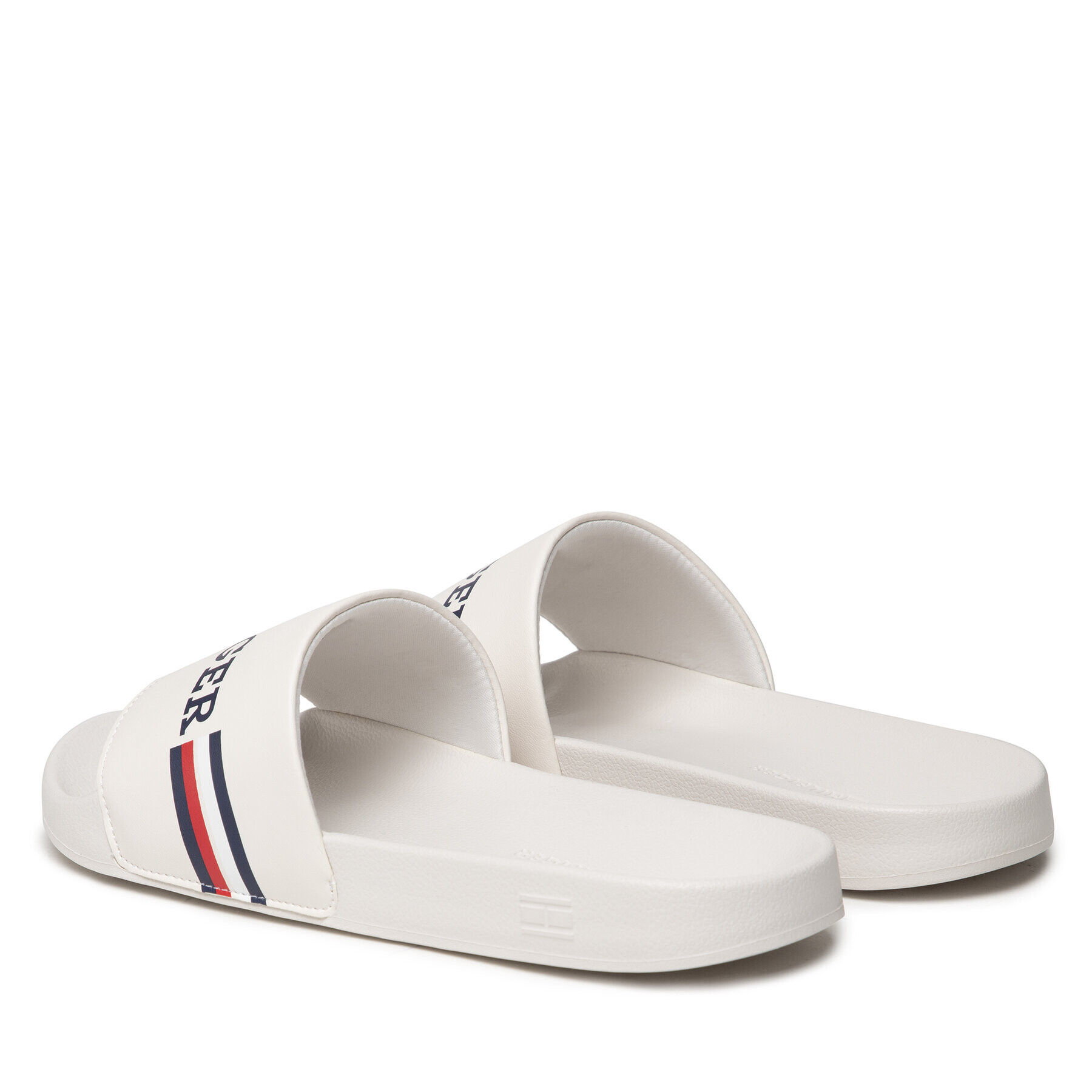 Tommy Hilfiger Чехли Corporate Flag Pool Slide FM0FM04613 Бял - Pepit.bg