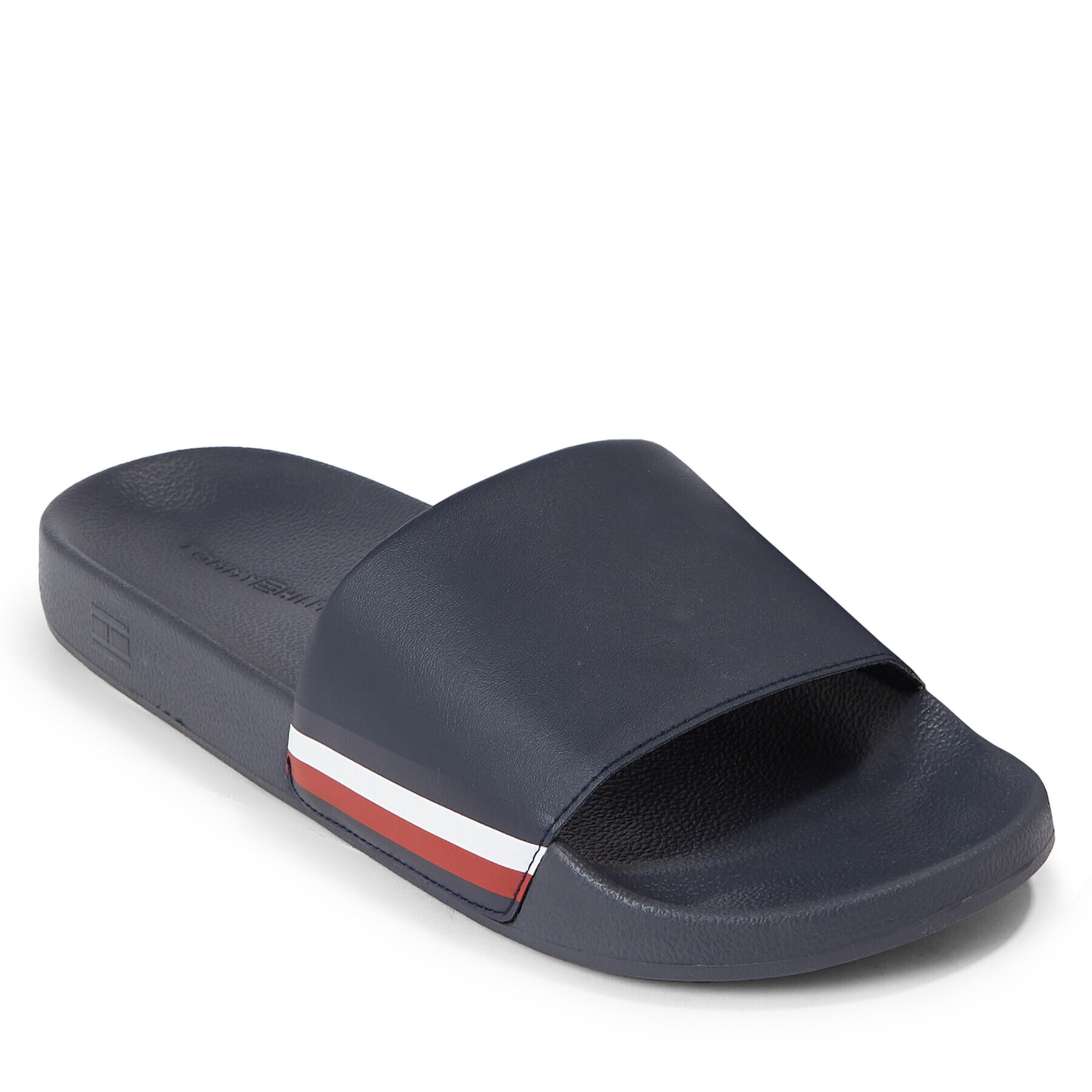 Tommy Hilfiger Чехли Corporate Hilfiger Pool Slide FM0FM04853 Син - Pepit.bg
