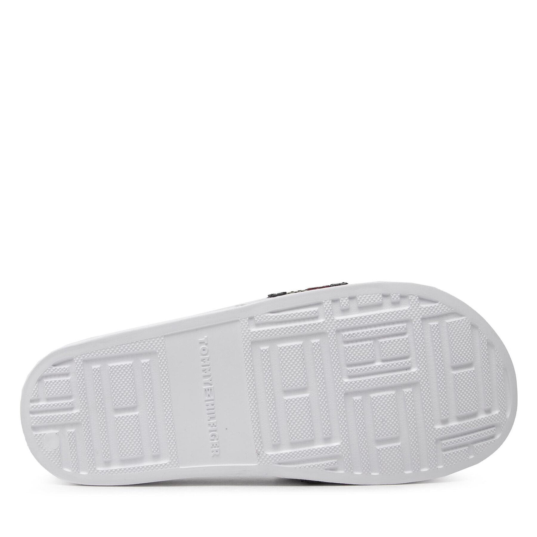 Tommy Hilfiger Чехли Corporate Web Detail Slide FW0FW06719 Бял - Pepit.bg