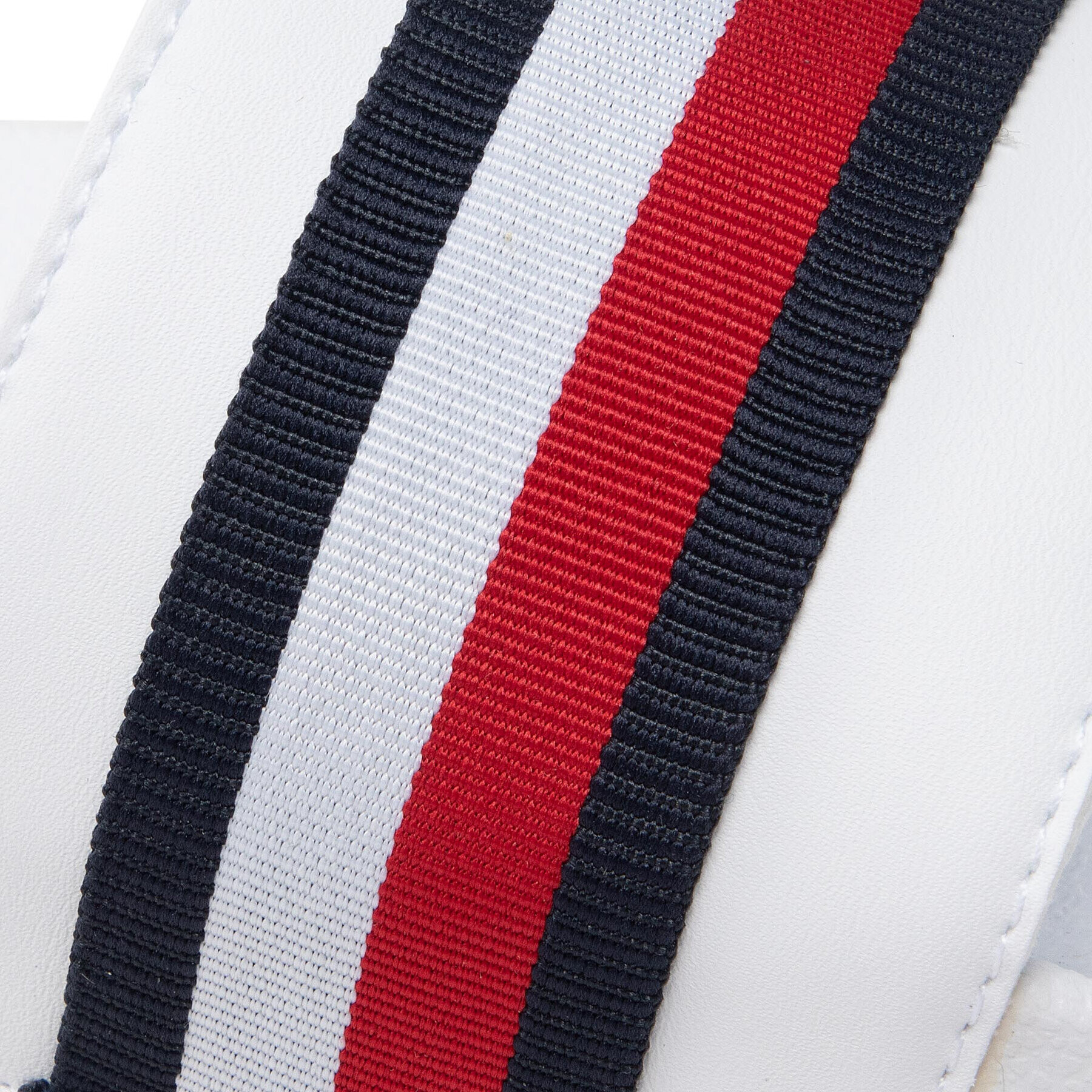 Tommy Hilfiger Чехли Corporate Web Detail Slide FW0FW06719 Бял - Pepit.bg