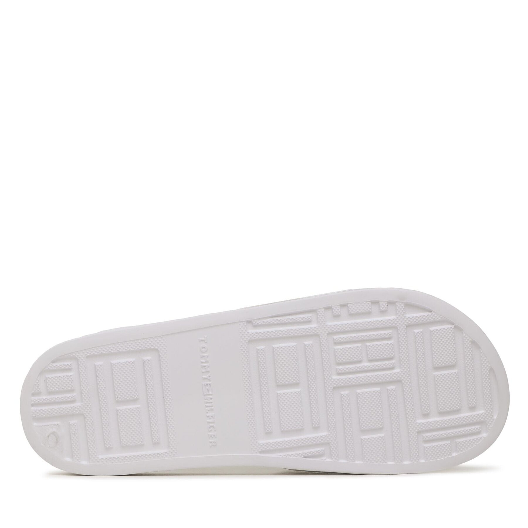 Tommy Hilfiger Чехли Embossed Pool Slide FM0FM04463 Бял - Pepit.bg