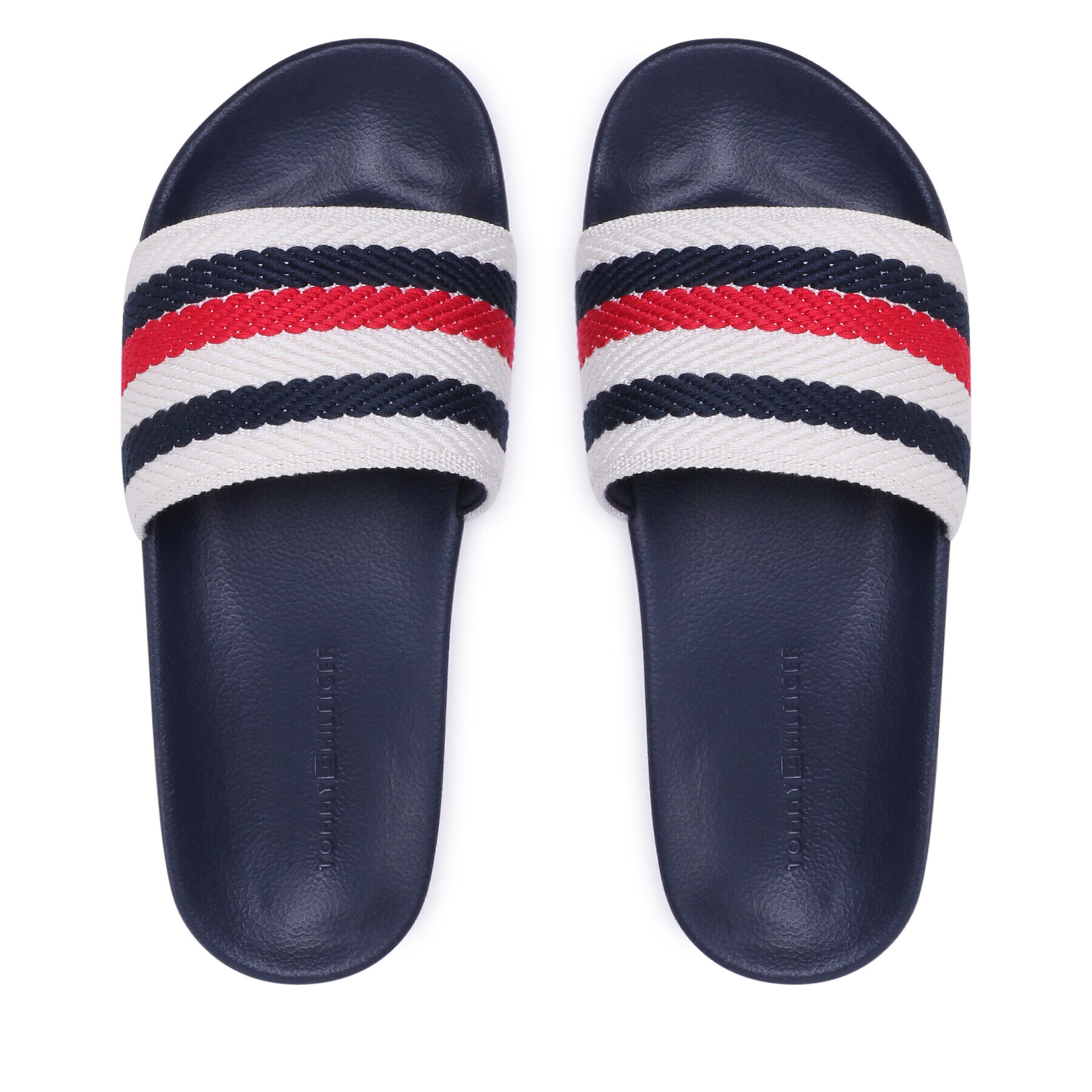 Tommy Hilfiger Чехли Essential Pool Slide FW0FW07151 Екрю - Pepit.bg