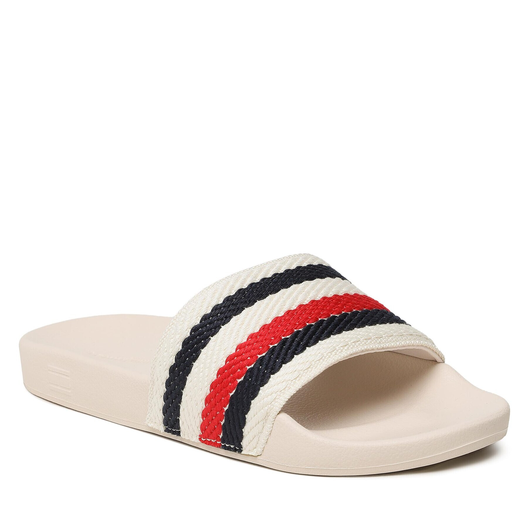 Tommy Hilfiger Чехли Essential Pool Slide FW0FW07151 Екрю - Pepit.bg