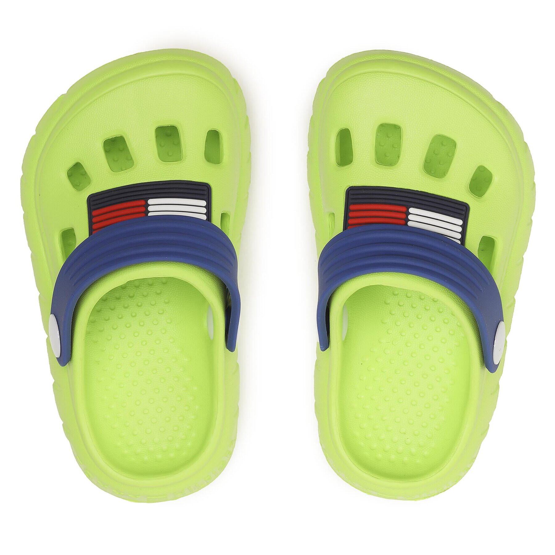 Tommy Hilfiger Чехли Flag Cofy Sandal T3X2-32915-0083 M Зелен - Pepit.bg