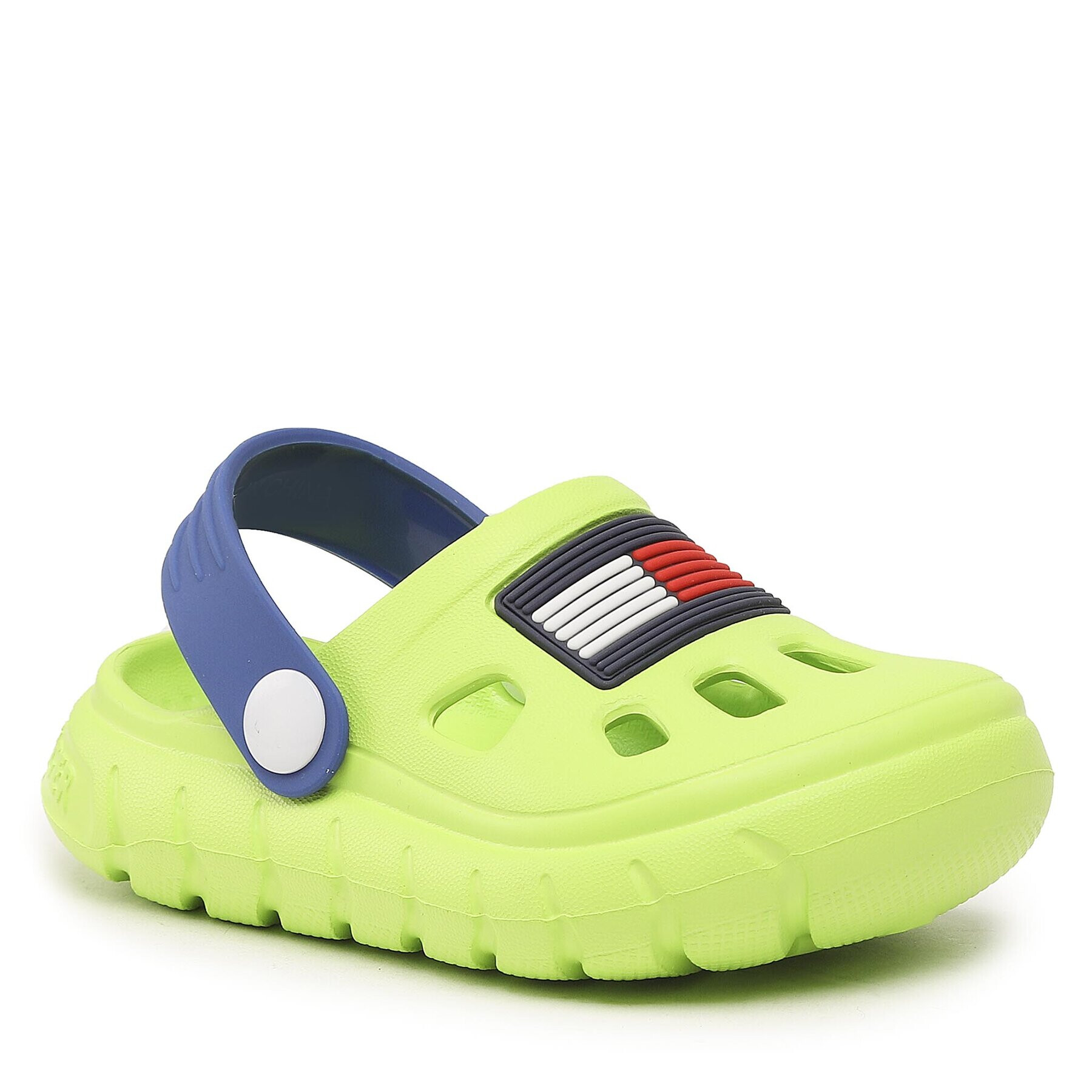 Tommy Hilfiger Чехли Flag Cofy Sandal T3X2-32915-0083 M Зелен - Pepit.bg