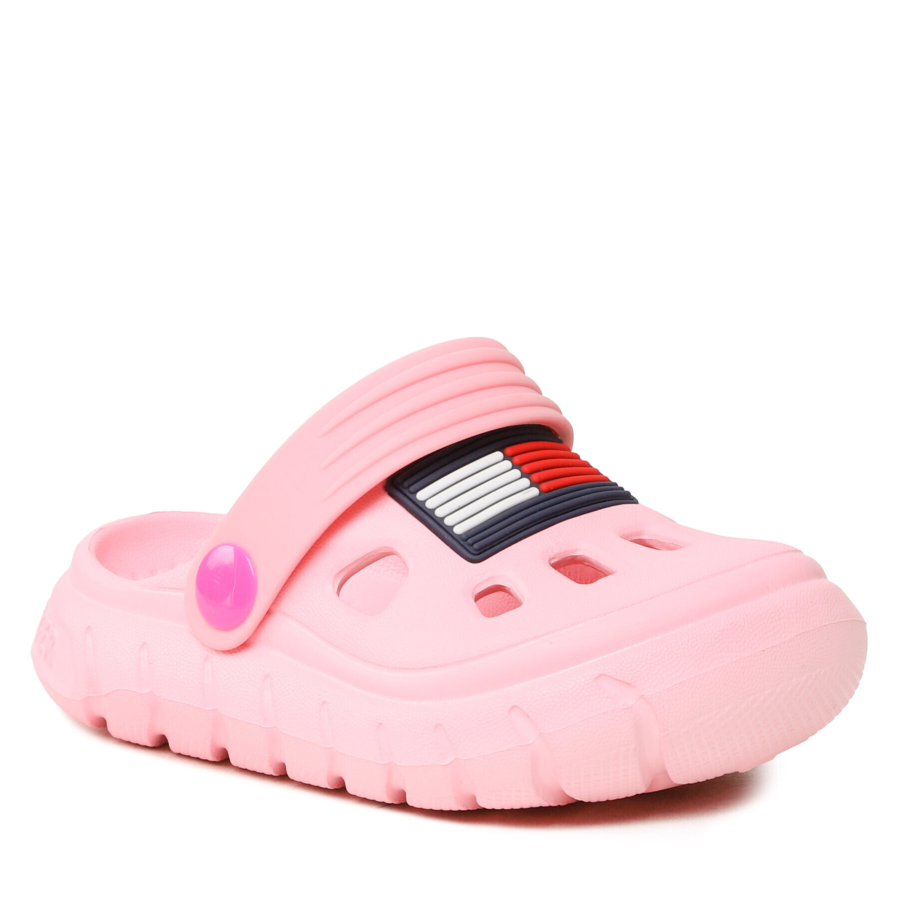 Tommy Hilfiger Чехли Flag Comfy Sandal T1A2-32780-0083 M Розов - Pepit.bg