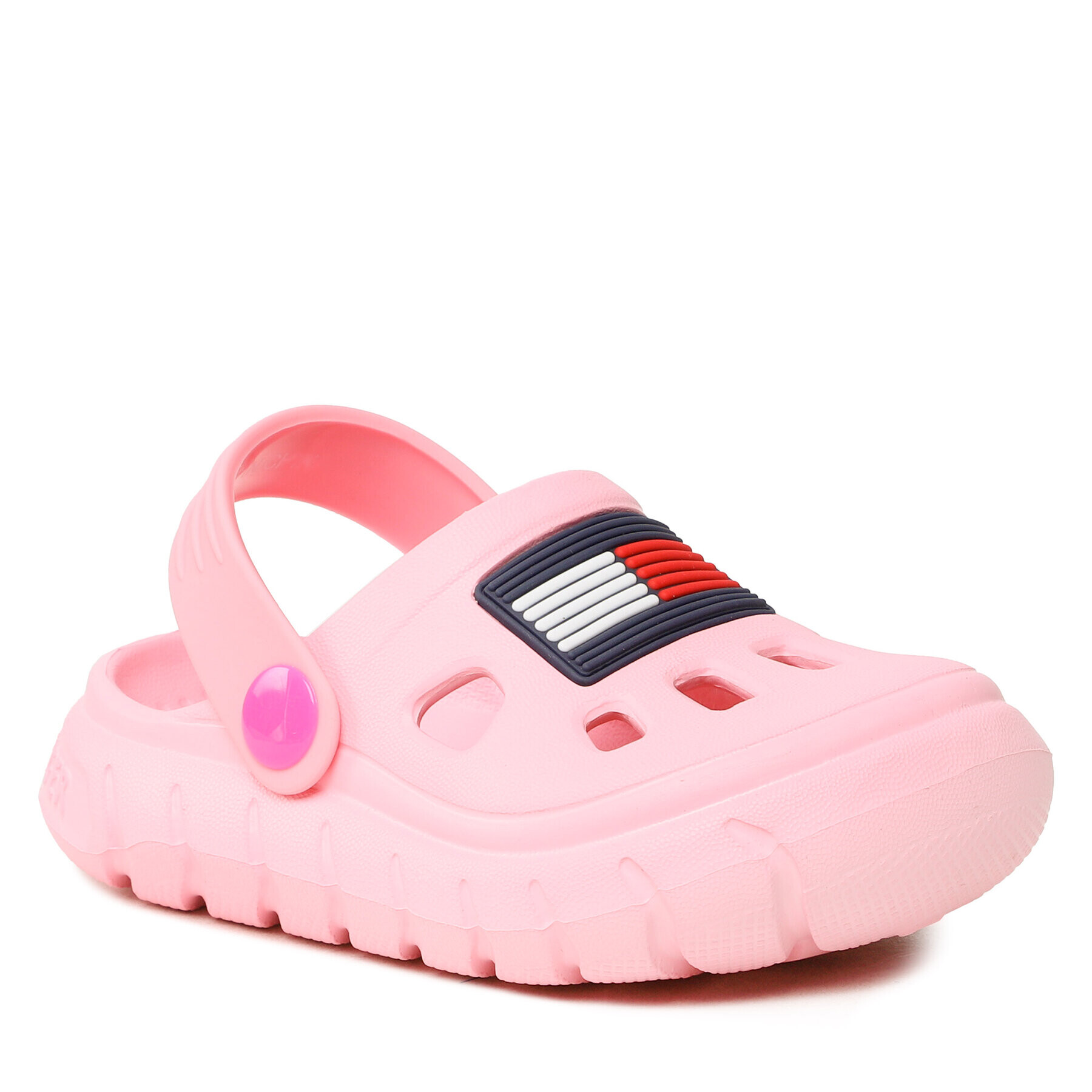 Tommy Hilfiger Чехли Flag Comfy Sandal T1A2-32780-0083 M Розов - Pepit.bg