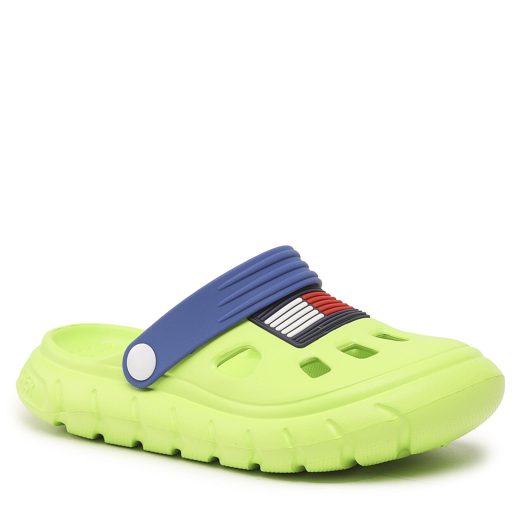 Tommy Hilfiger Чехли Flag Comfy Sandal T3X2-32915-0083 S Зелен - Pepit.bg