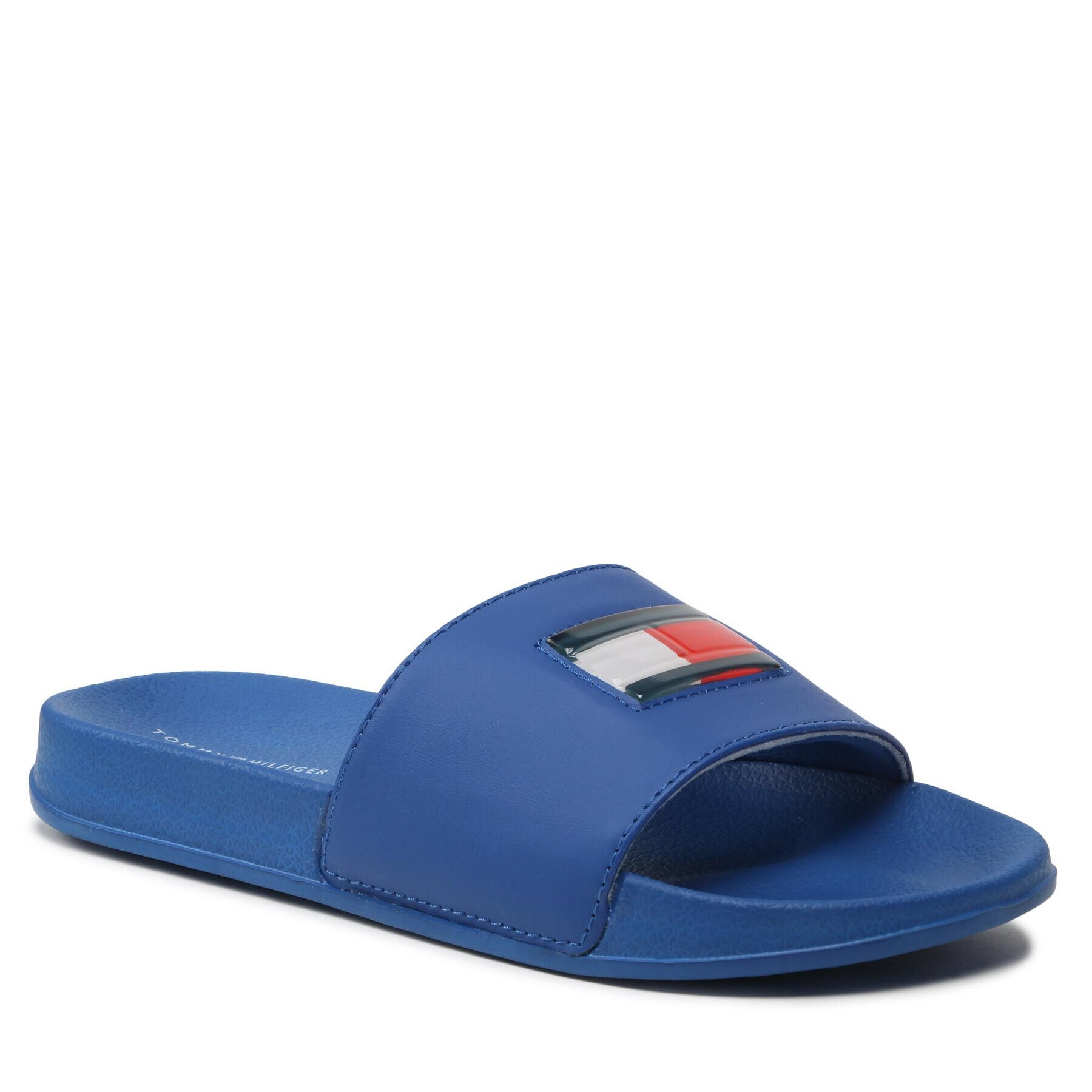 Tommy Hilfiger Чехли Flag Pool Slide T3B0-32930-1172 S Син - Pepit.bg
