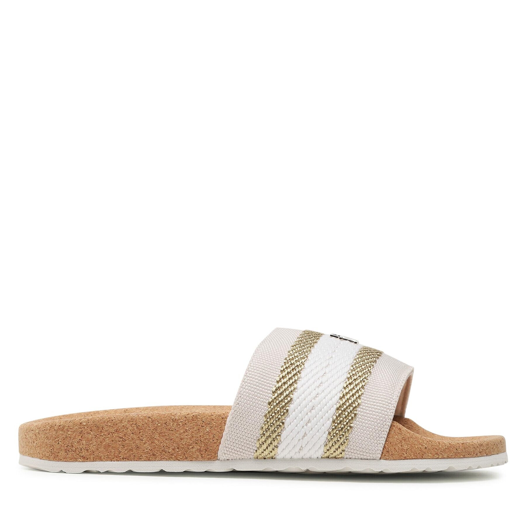 Tommy Hilfiger Чехли Fresh Webbing Slide FW0FW06983 Екрю - Pepit.bg