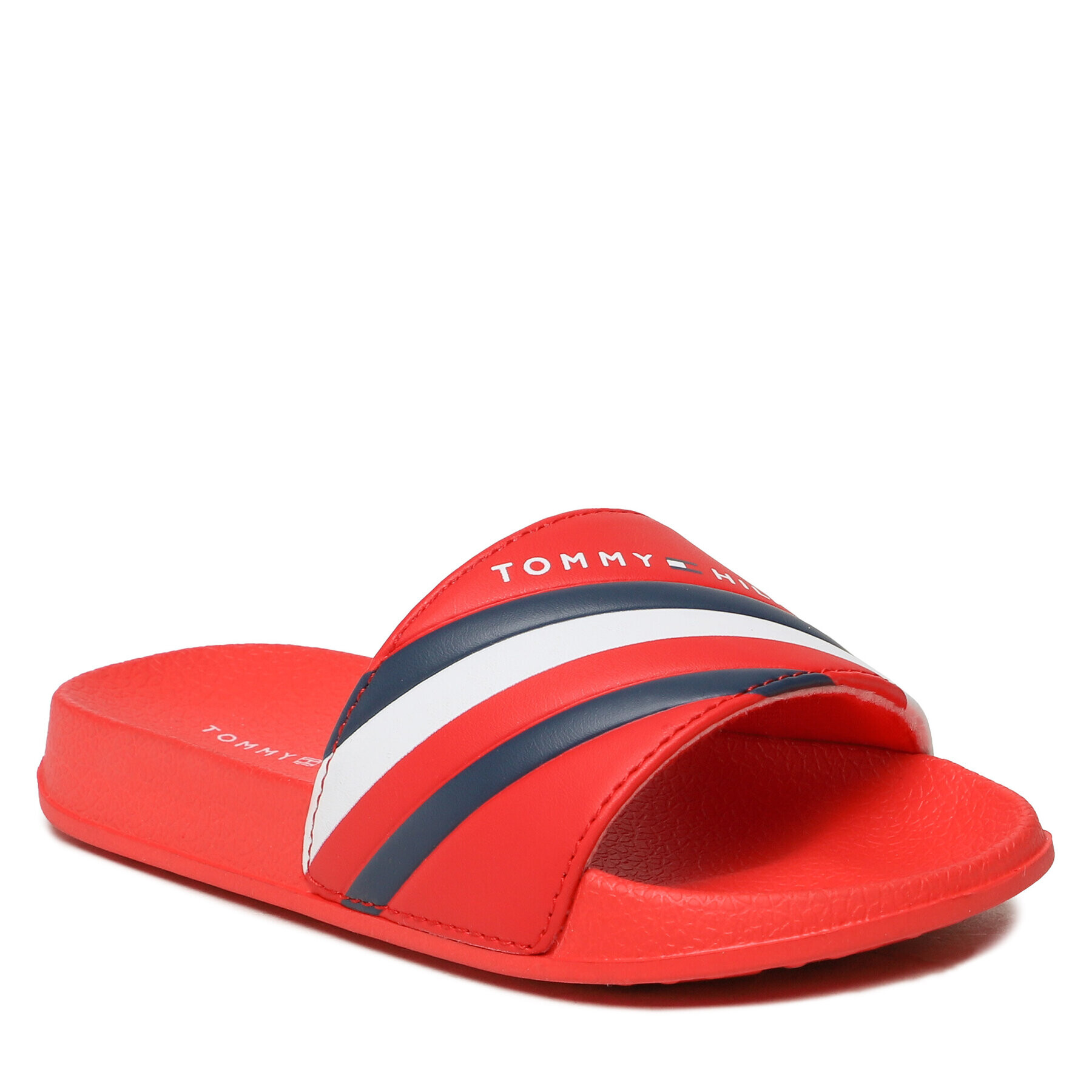 Tommy Hilfiger Чехли Maxi Velcro Pool Slide T3B0-32932-1172 M Червен - Pepit.bg
