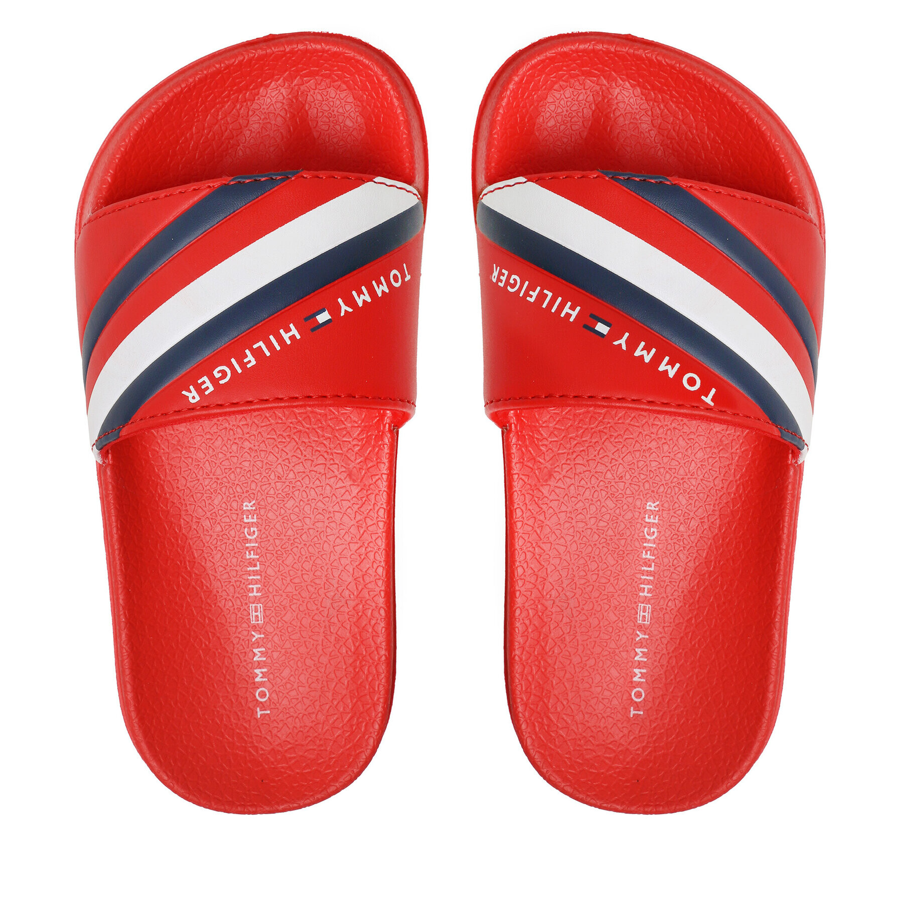 Tommy Hilfiger Чехли Maxi Velcro Pool Slide T3B0-32932-1172 M Червен - Pepit.bg