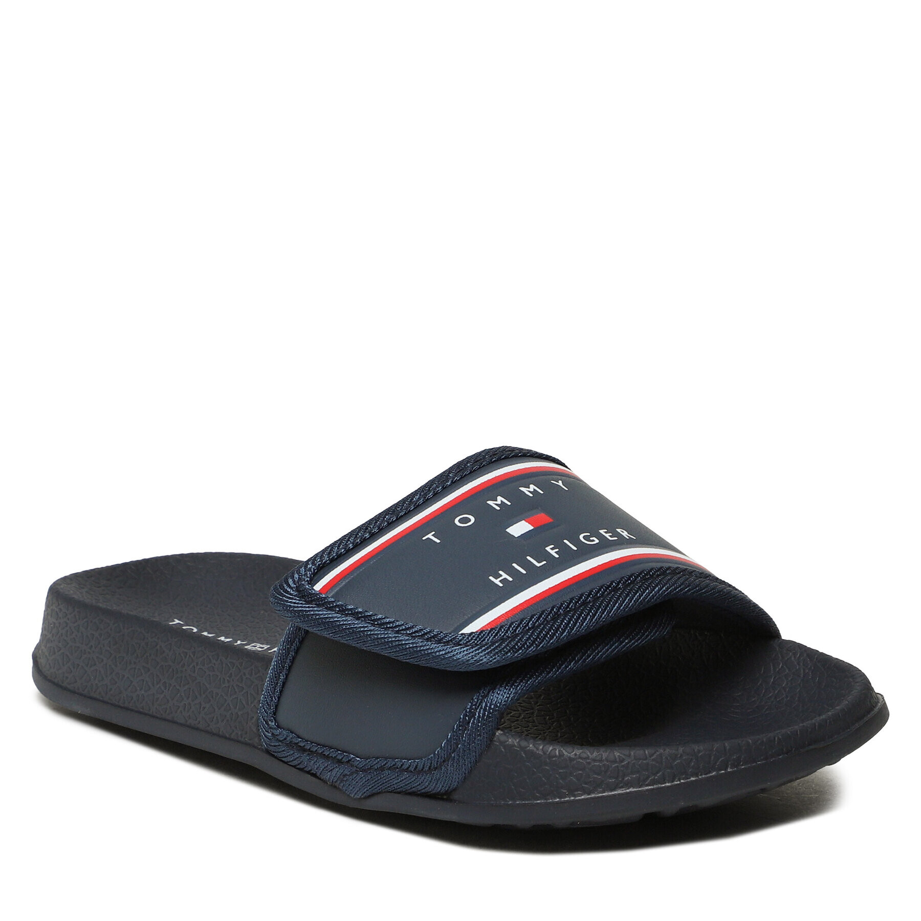 Tommy Hilfiger Чехли Maxi Velcro Pool Slide T3B0-32934-1172 M Тъмносин - Pepit.bg