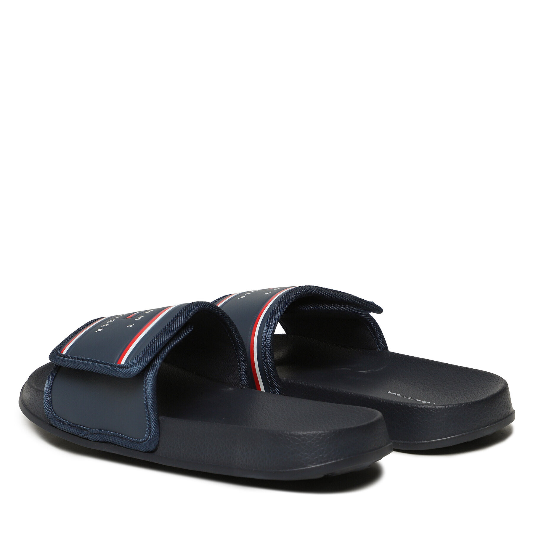 Tommy Hilfiger Чехли Maxi Velcro Pool Slide T3B0-32934-1172 S Тъмносин - Pepit.bg