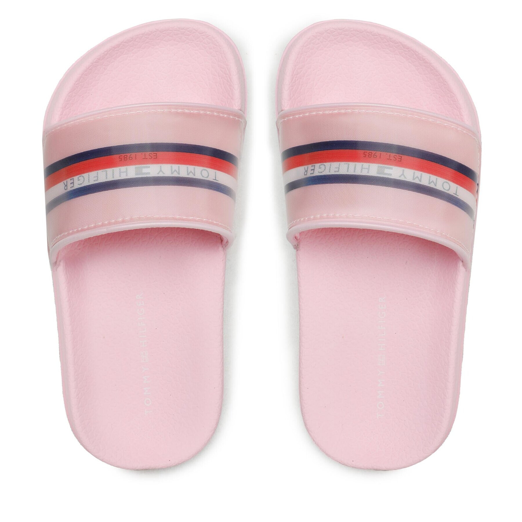 Tommy Hilfiger Чехли Reflective Pool Slide T3A0-32803-1172 M Розов - Pepit.bg