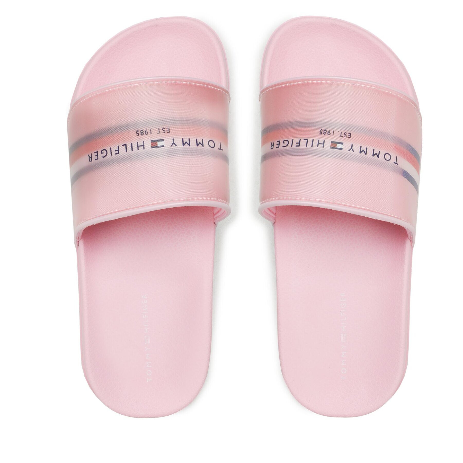 Tommy Hilfiger Чехли Reflective Pool Slide T3A0-32803-1172 S Розов - Pepit.bg