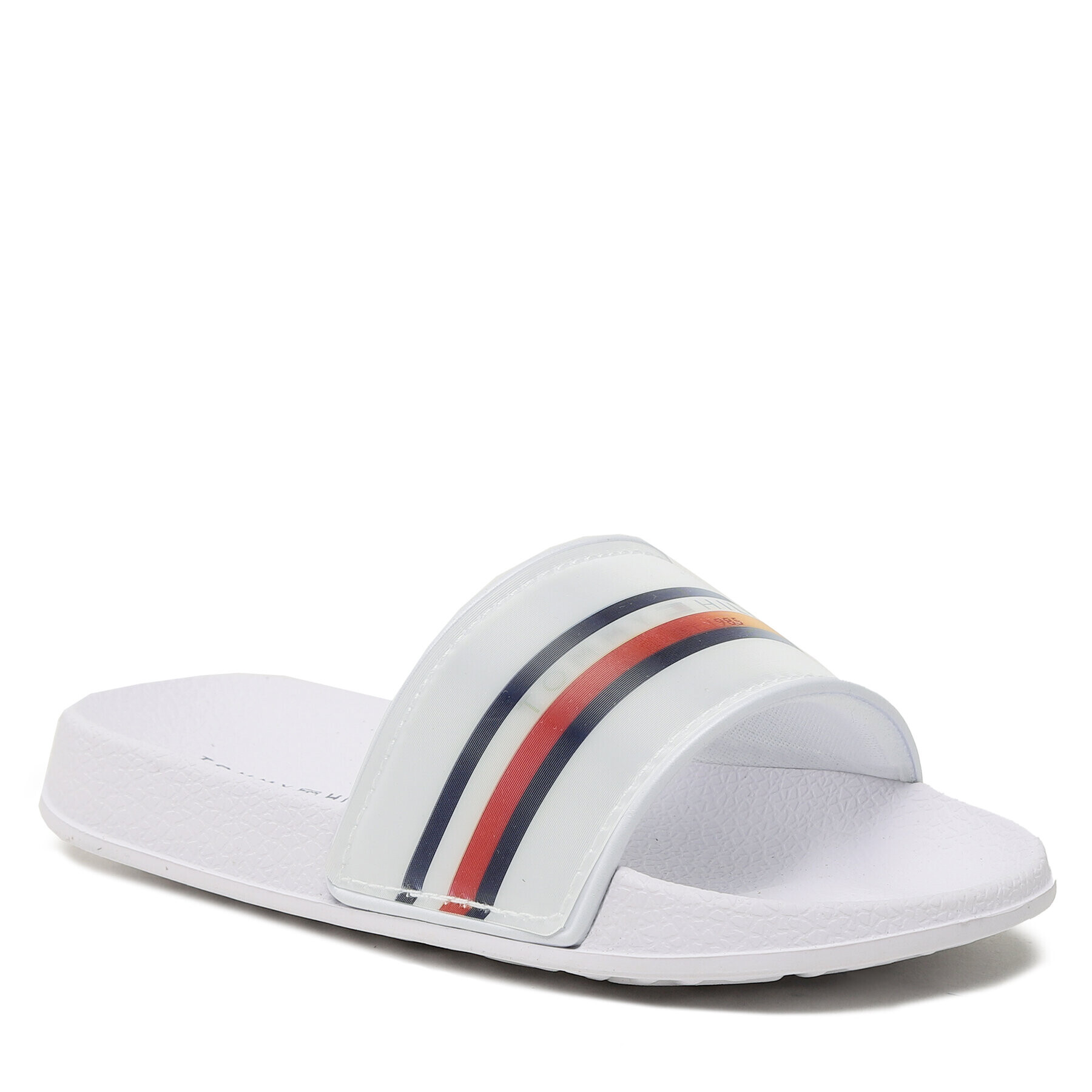 Tommy Hilfiger Чехли Reflective Pool Slide T3B0-32931-1172 M Бял - Pepit.bg