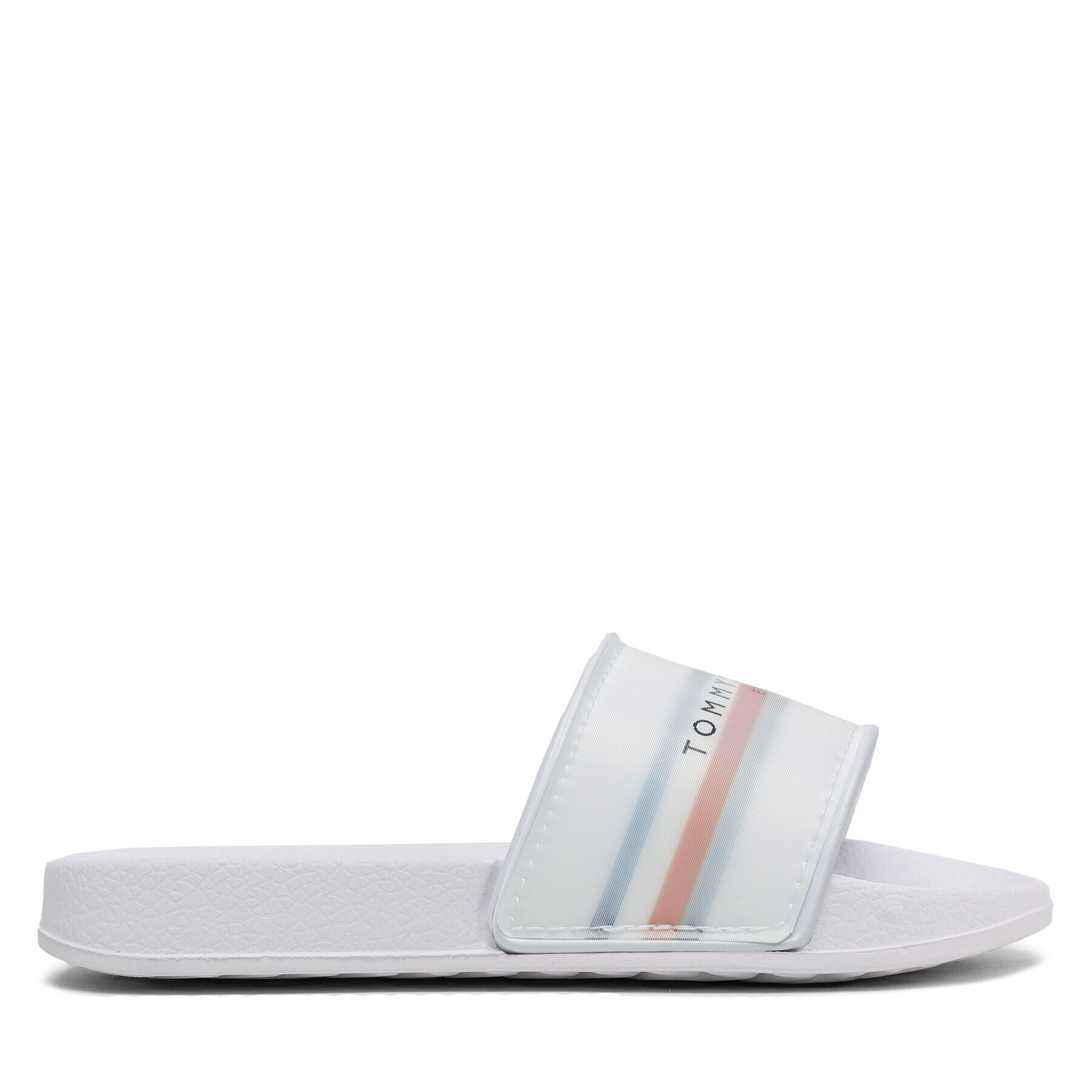 Tommy Hilfiger Чехли Reflective Pool Slide T3B0-32931-1172 M Бял - Pepit.bg