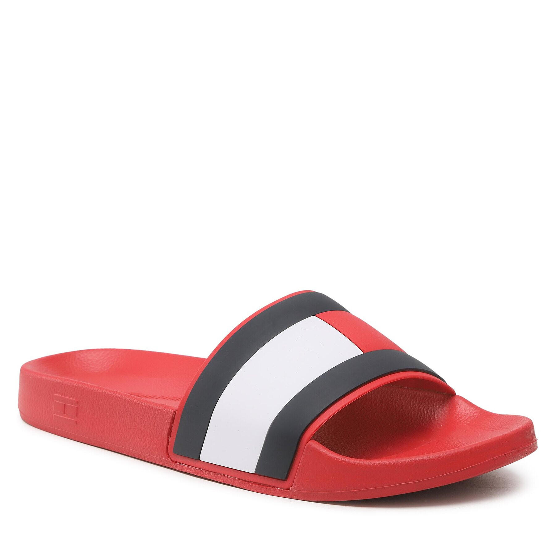 Tommy Hilfiger Чехли Rubber Th Flag Pool Slide FM0FM04263 Червен - Pepit.bg