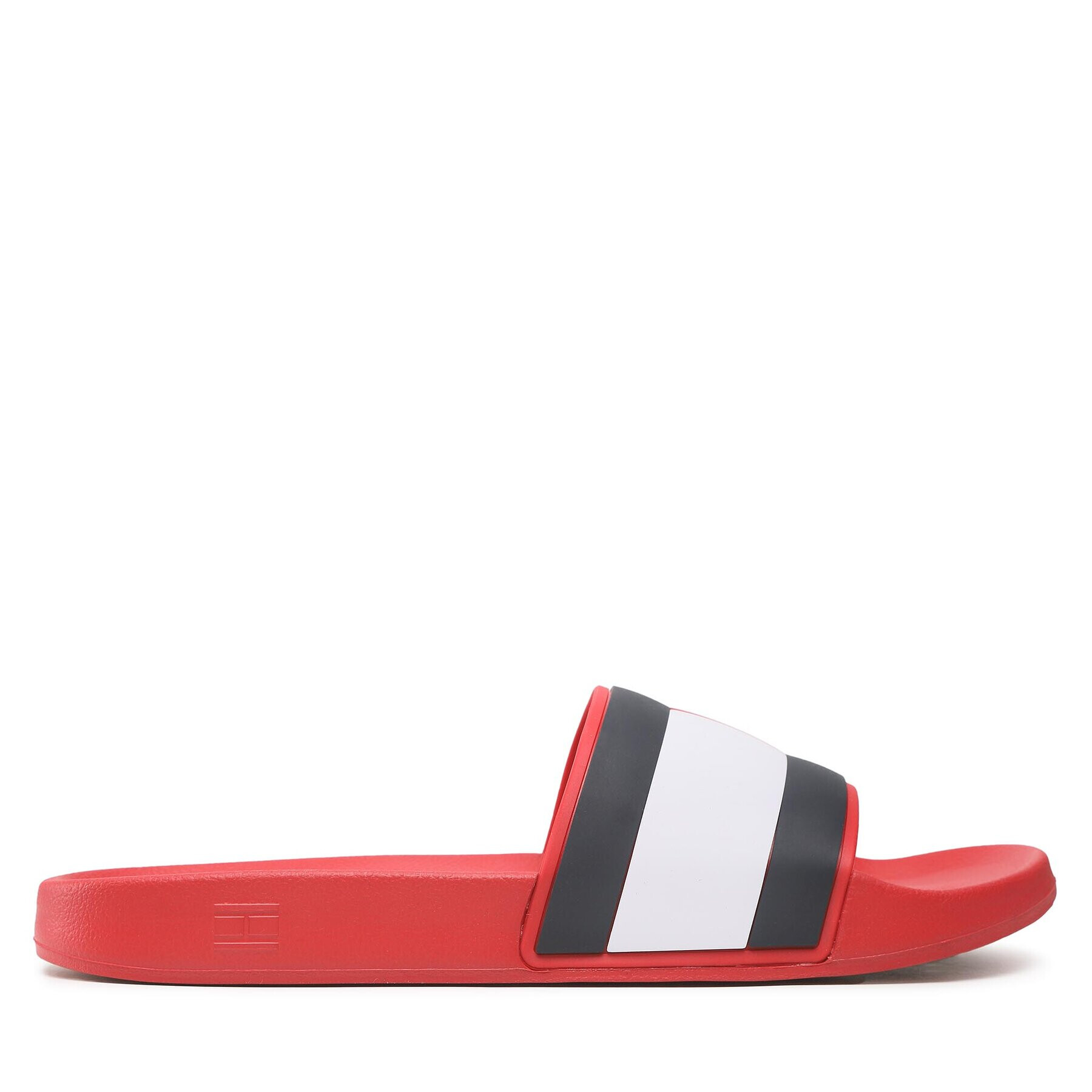 Tommy Hilfiger Чехли Rubber Th Flag Pool Slide FM0FM04263 Червен - Pepit.bg