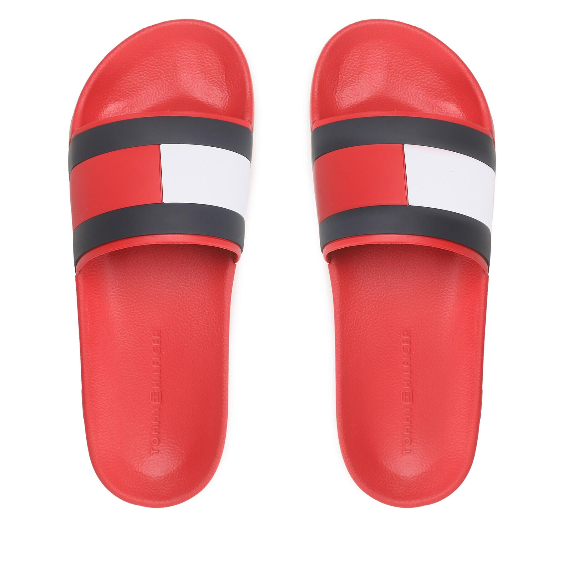 Tommy Hilfiger Чехли Rubber Th Flag Pool Slide FM0FM04263 Червен - Pepit.bg