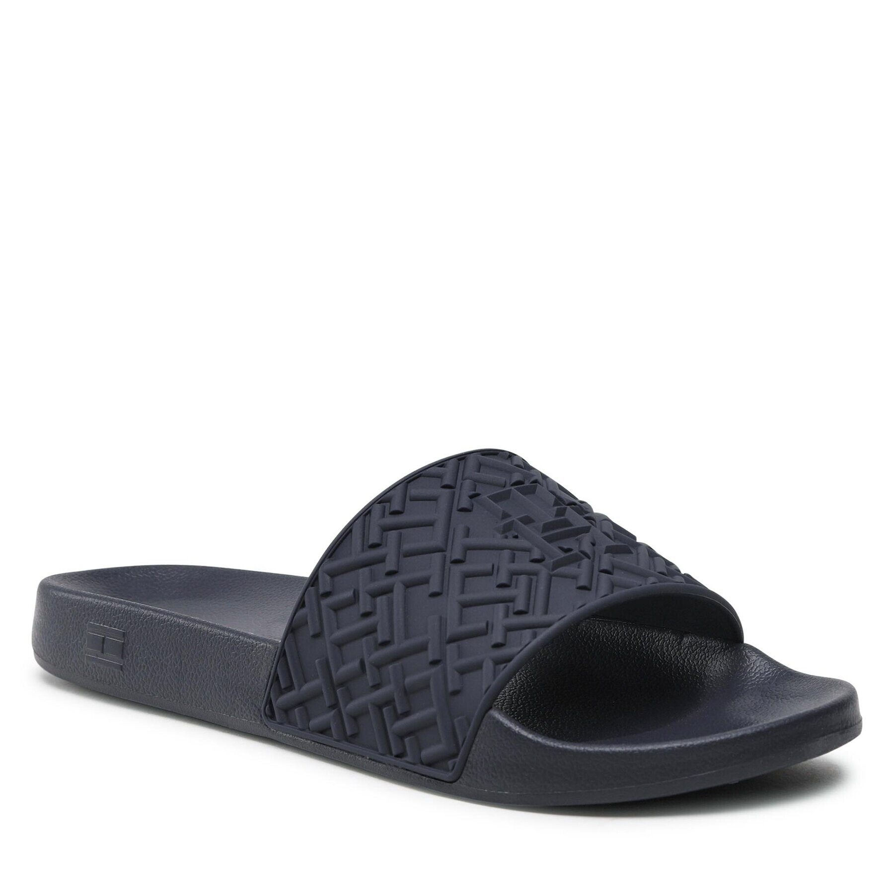 Tommy Hilfiger Чехли Rubber Th Monogram Pool Slide FM0FM04464 Тъмносин - Pepit.bg