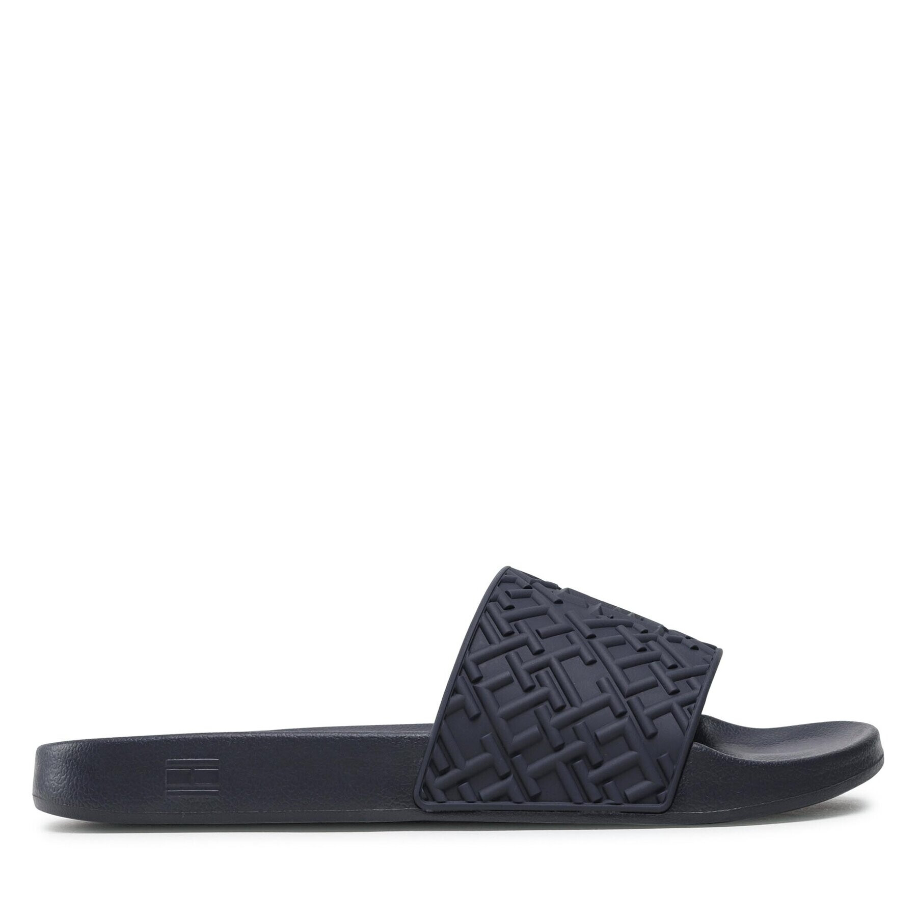 Tommy Hilfiger Чехли Rubber Th Monogram Pool Slide FM0FM04464 Тъмносин - Pepit.bg