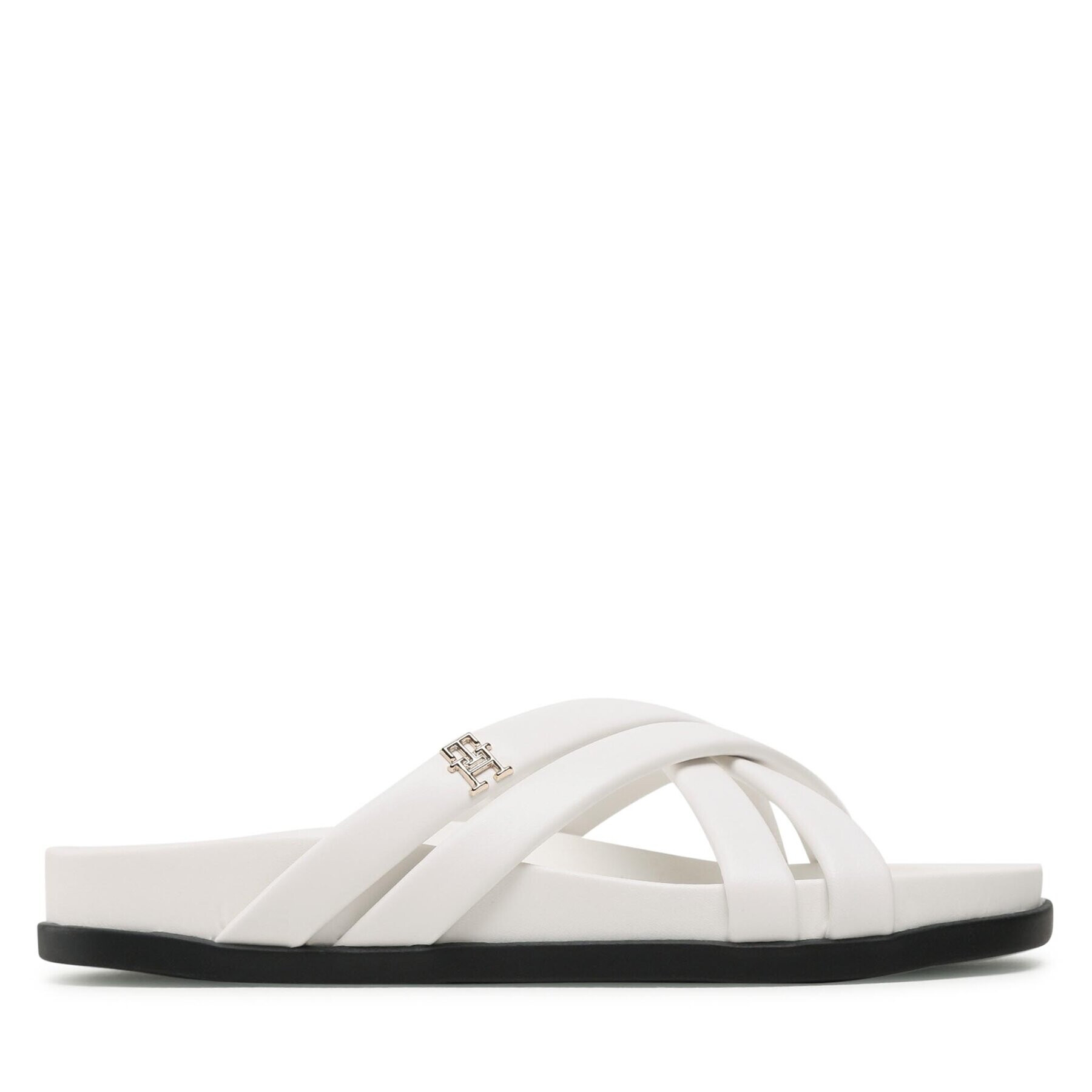 Tommy Hilfiger Чехли Strap Feminine Sandal FW0FW07081 Бял - Pepit.bg