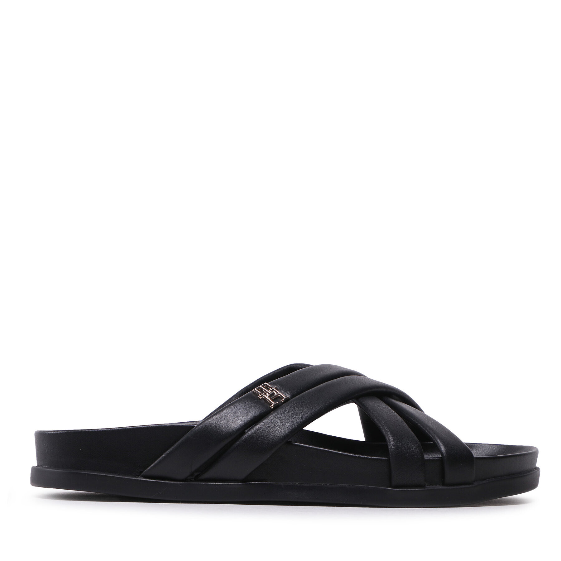 Tommy Hilfiger Чехли Strap Feminine Sandal FW0FW07081 Черен - Pepit.bg