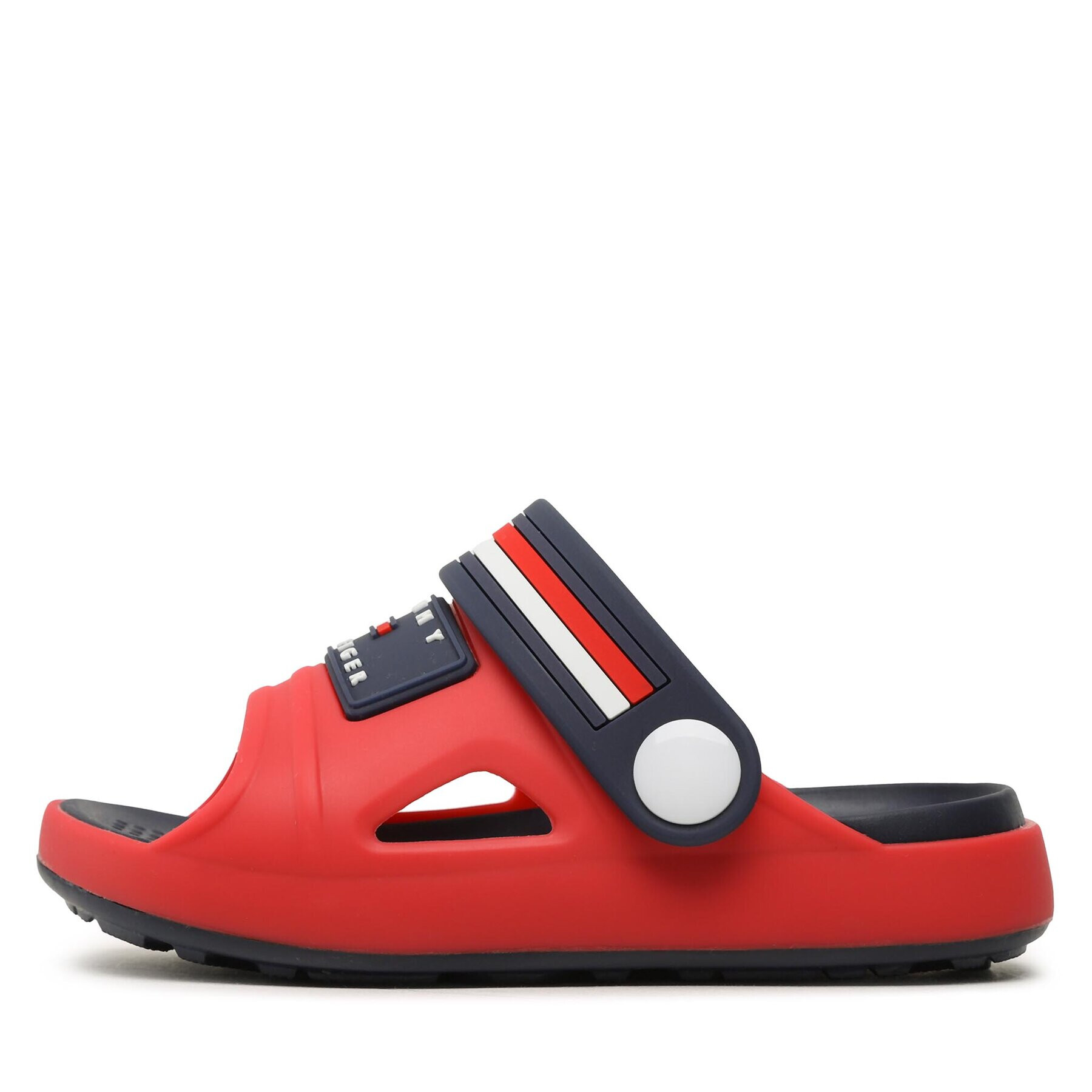 Tommy Hilfiger Чехли Stripes Comfy Sandal 3X2-32914-0083 M Червен - Pepit.bg