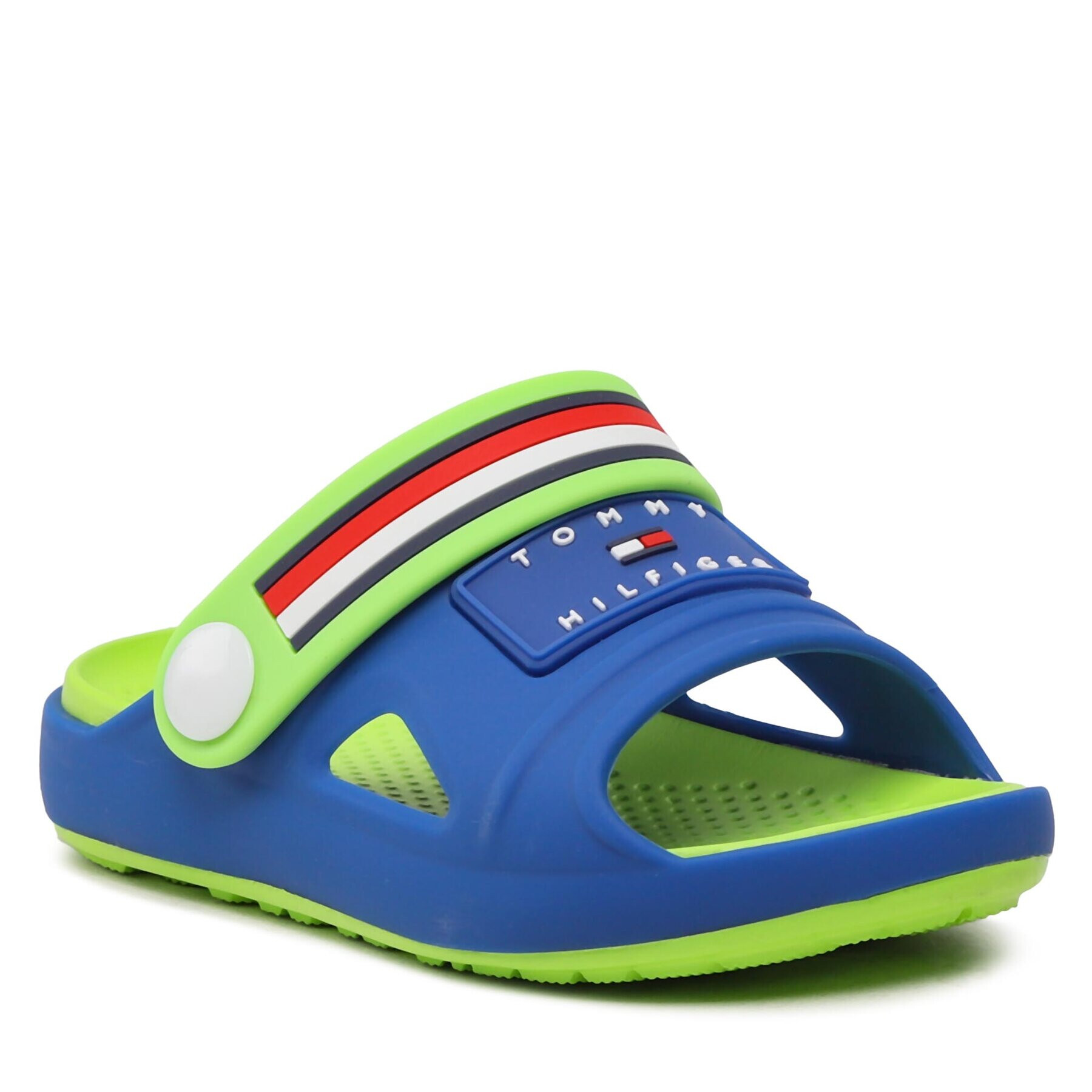 Tommy Hilfiger Чехли Stripes Comfy Sandal T3X2-32914-0083 M Син - Pepit.bg