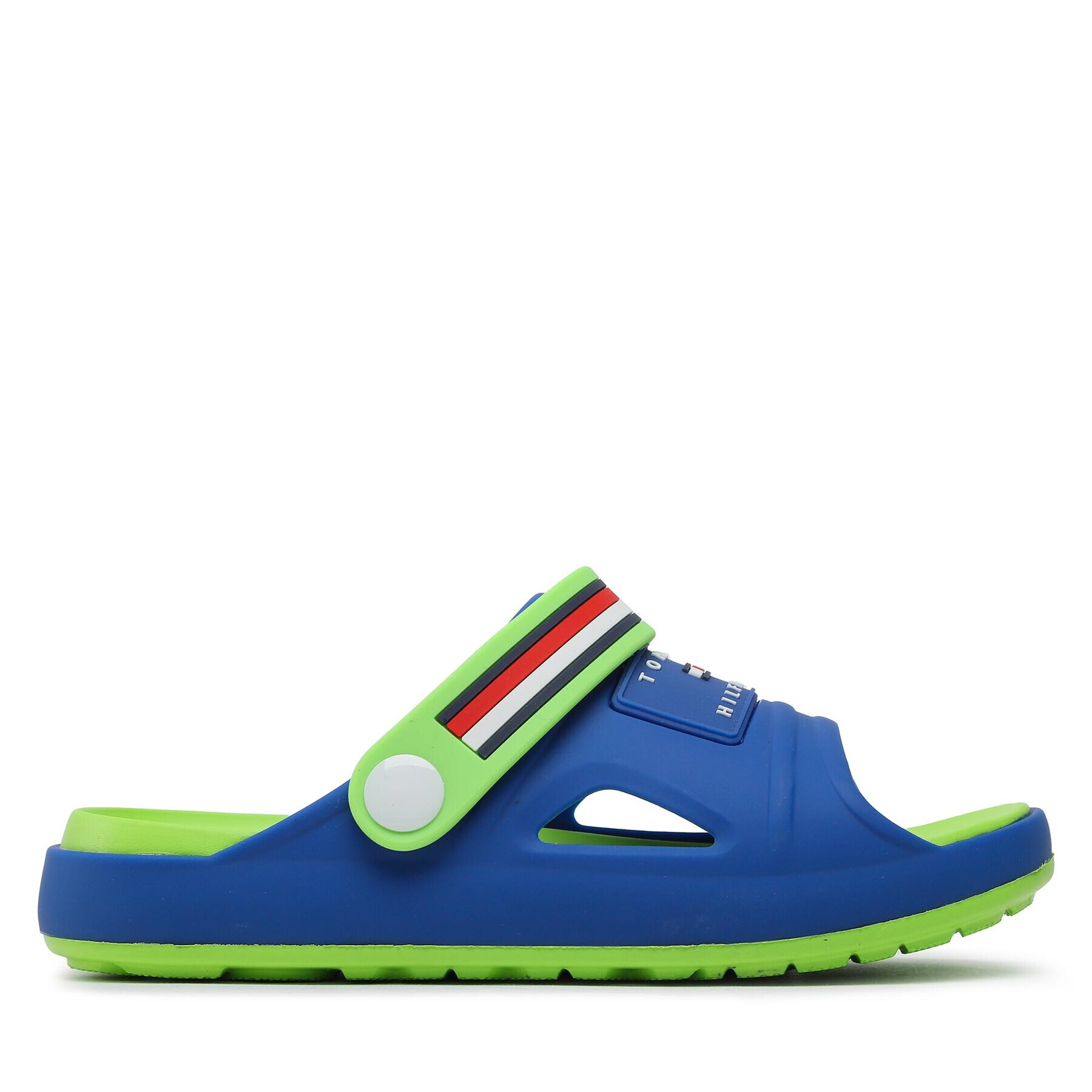 Tommy Hilfiger Чехли Stripes Comfy Sandal T3X2-32914-0083 S Син - Pepit.bg