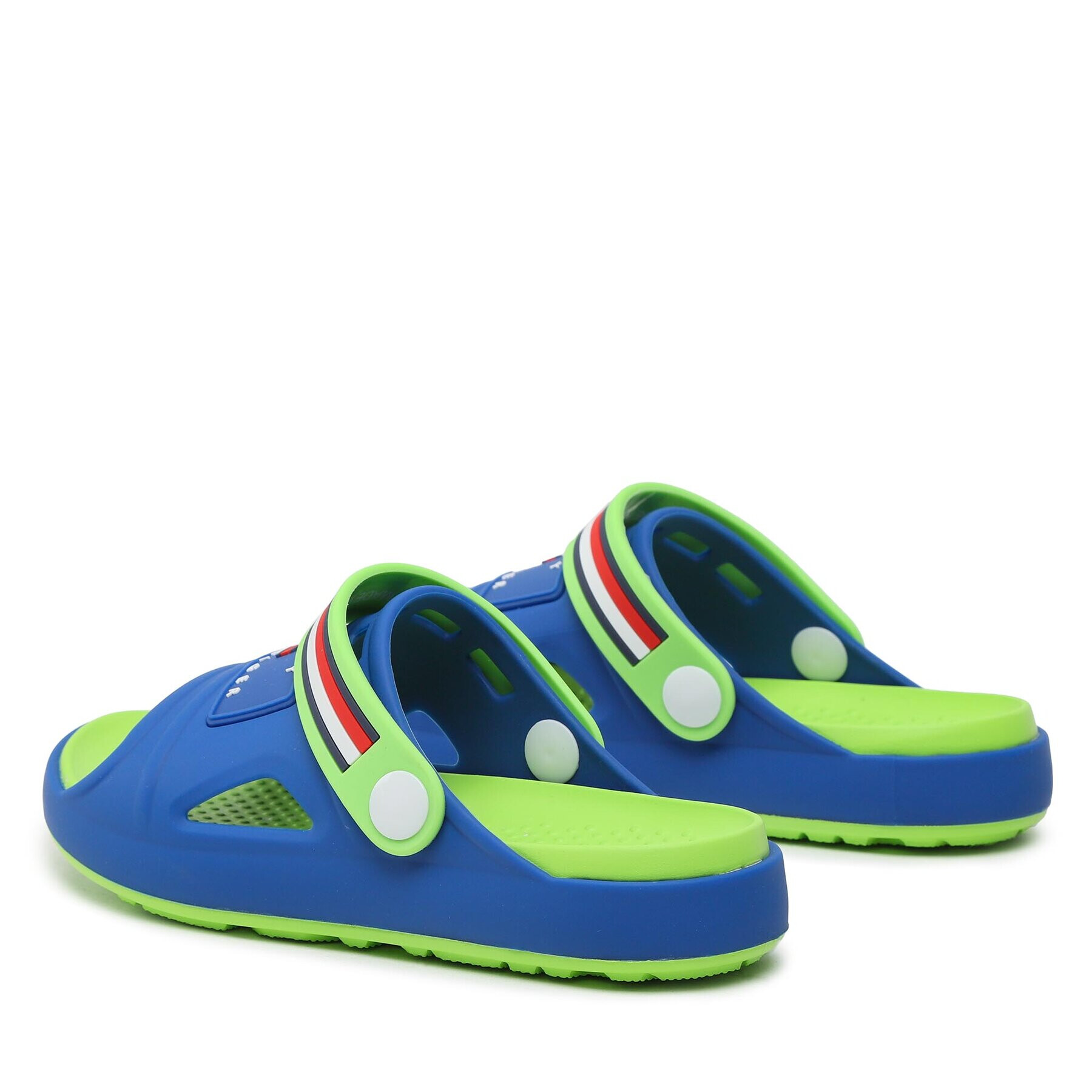 Tommy Hilfiger Чехли Stripes Comfy Sandal T3X2-32914-0083 S Син - Pepit.bg