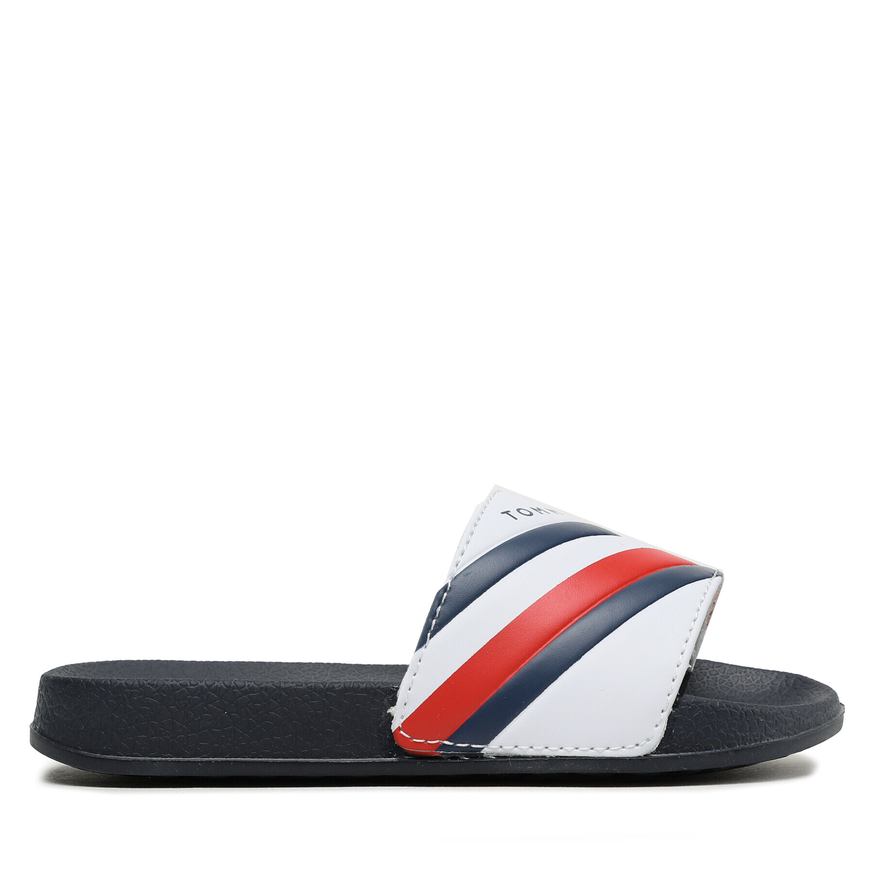 Tommy Hilfiger Чехли Stripes Pool Slide T3B0-32932-1172 M Бял - Pepit.bg