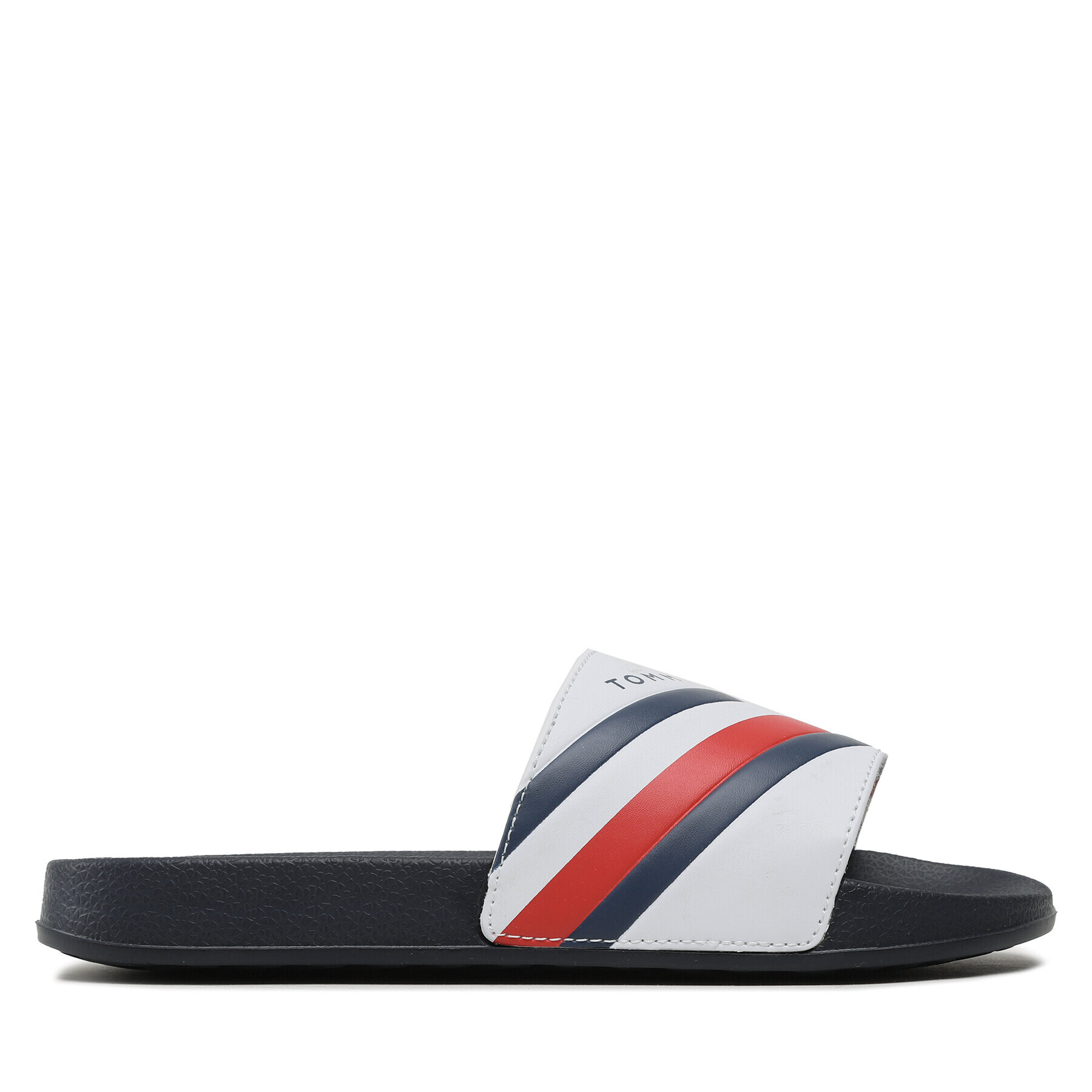 Tommy Hilfiger Чехли Stripes Pool Slide T3B0-32932-1172 S Бял - Pepit.bg