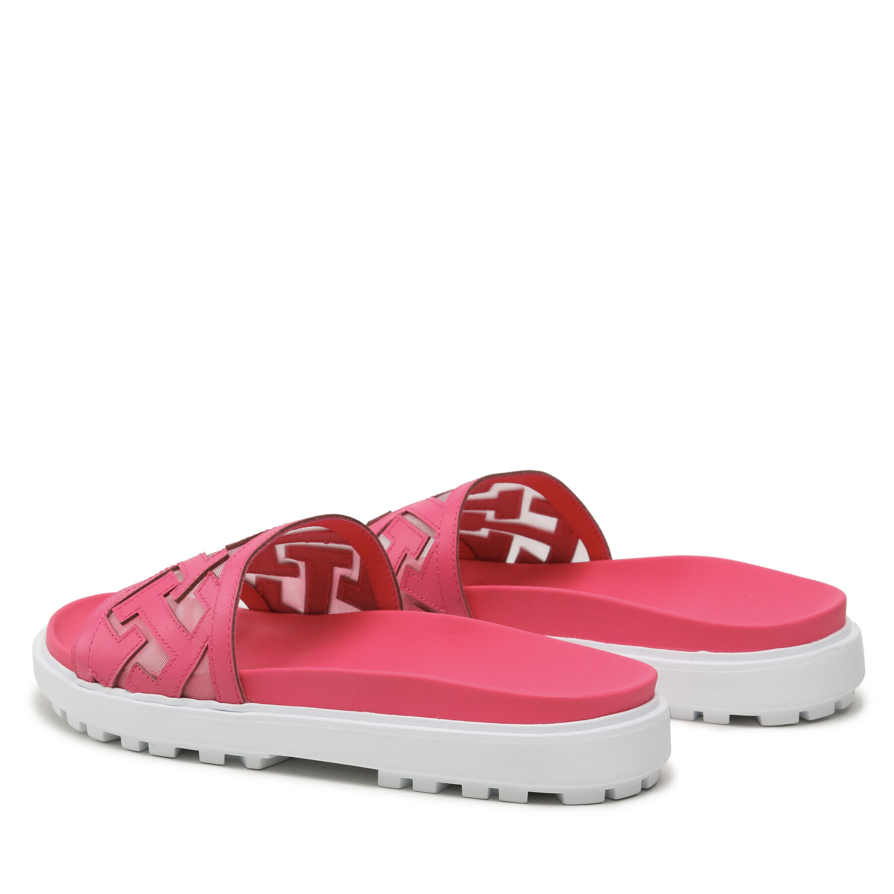 Tommy Hilfiger Чехли Th Elevated Flat Sandal FW0FW07407 Розов - Pepit.bg