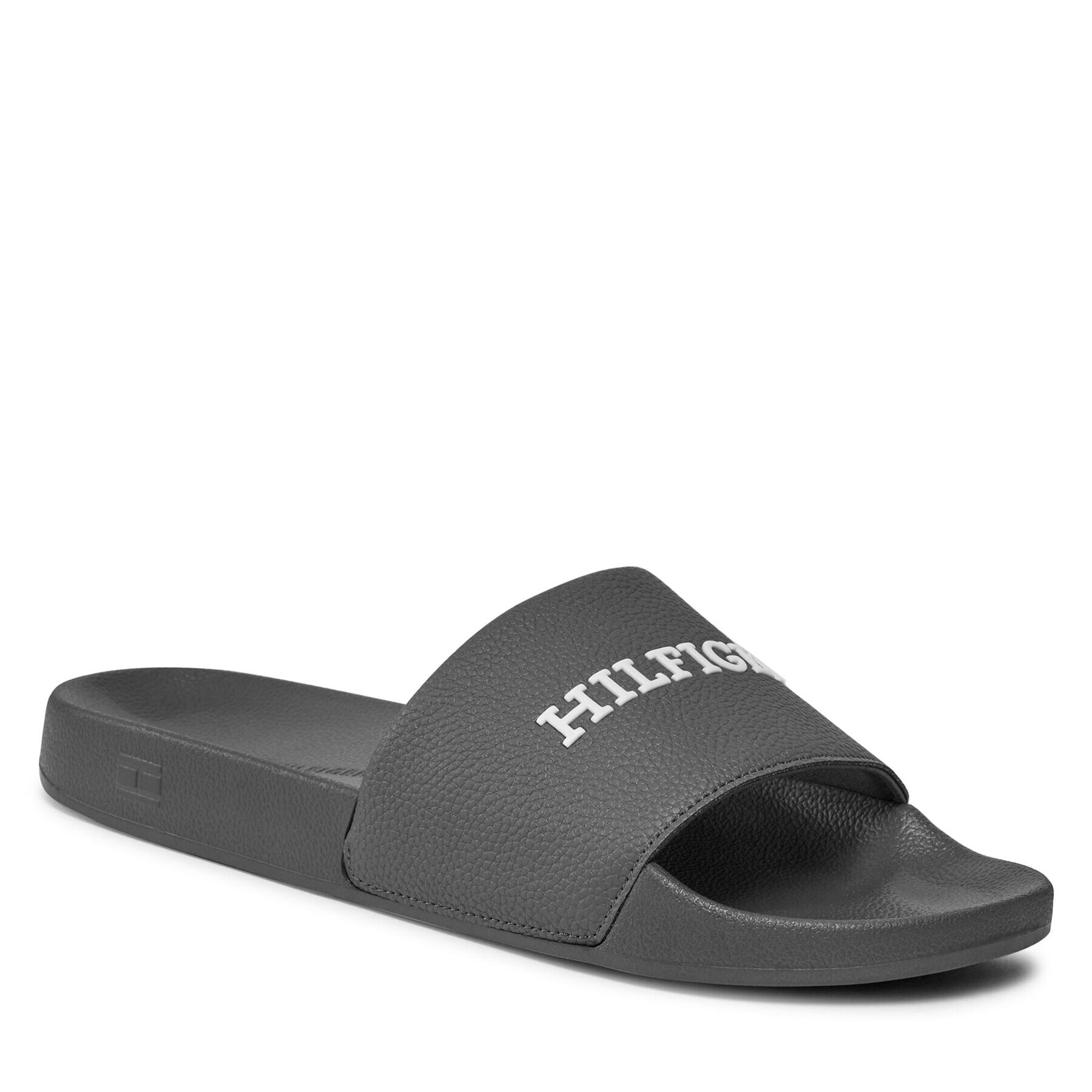 Tommy Hilfiger Чехли Th Embossed Pool Slide FM0FM04869 Сив - Pepit.bg