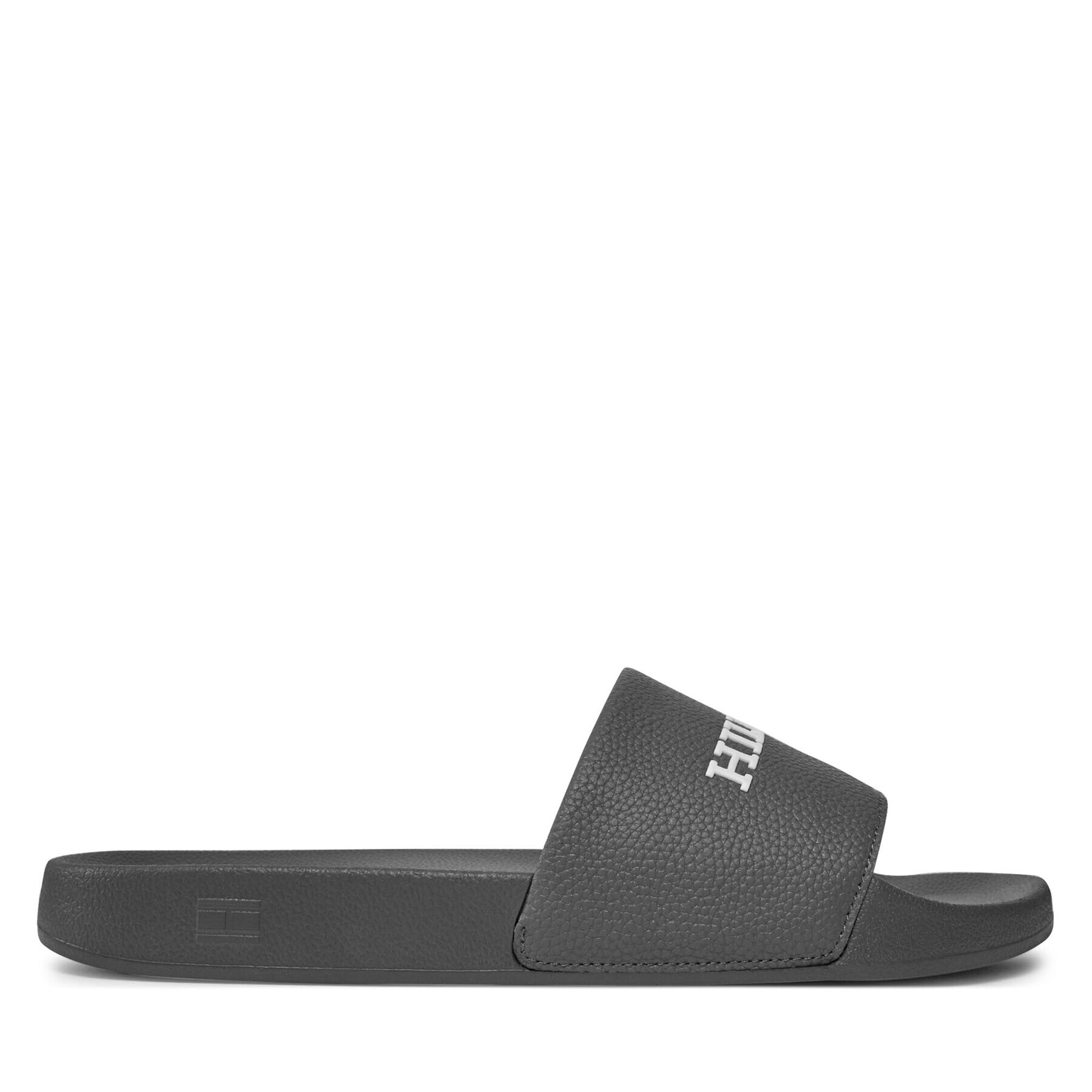 Tommy Hilfiger Чехли Th Embossed Pool Slide FM0FM04869 Сив - Pepit.bg