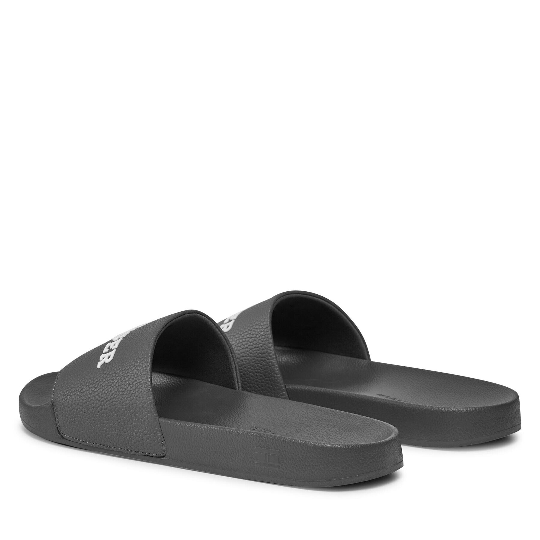Tommy Hilfiger Чехли Th Embossed Pool Slide FM0FM04869 Сив - Pepit.bg